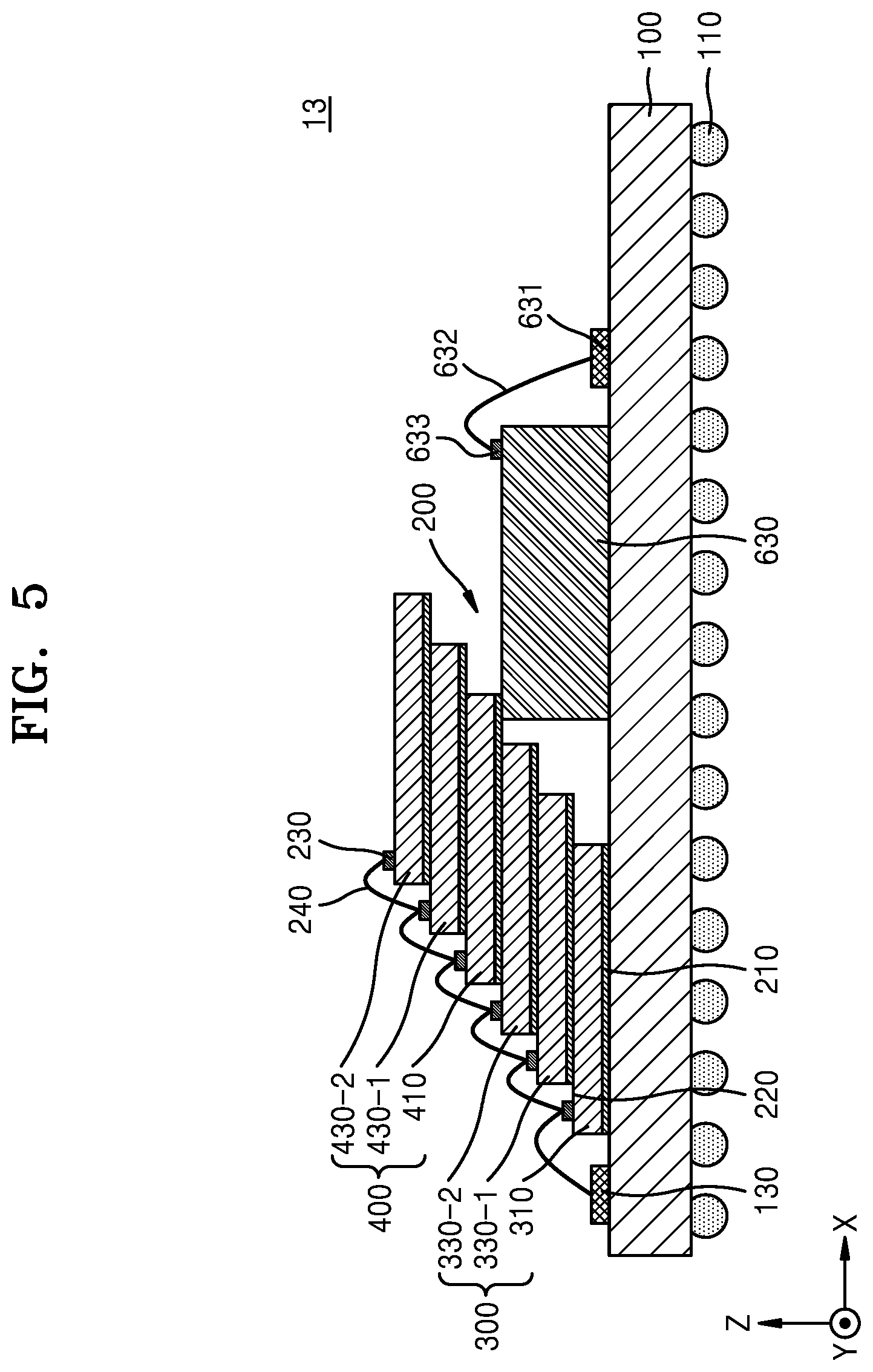 Patent US12588562 Figure 8 – Semiconductor package