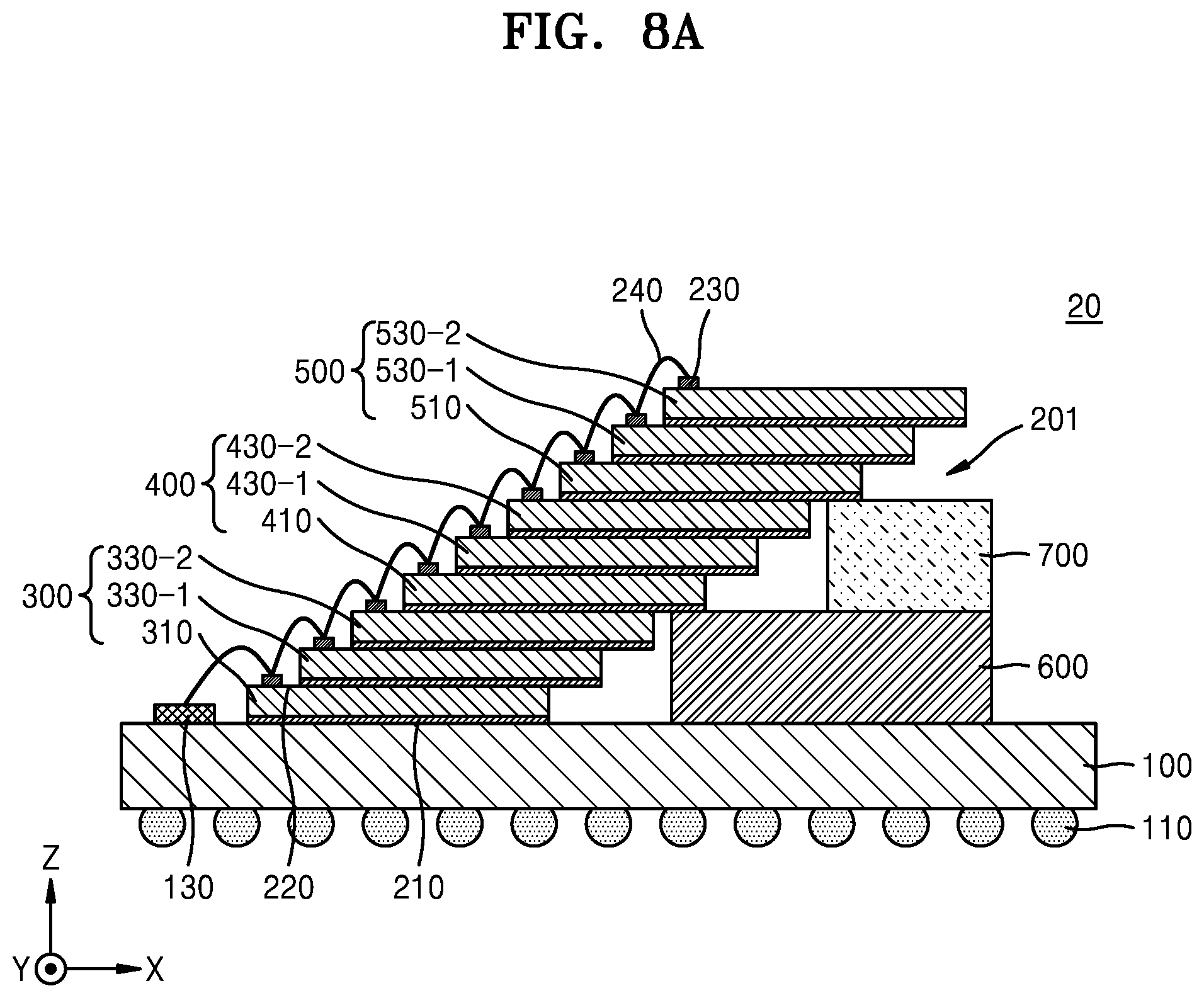 Patent US12588562 Figure 11 – Semiconductor package