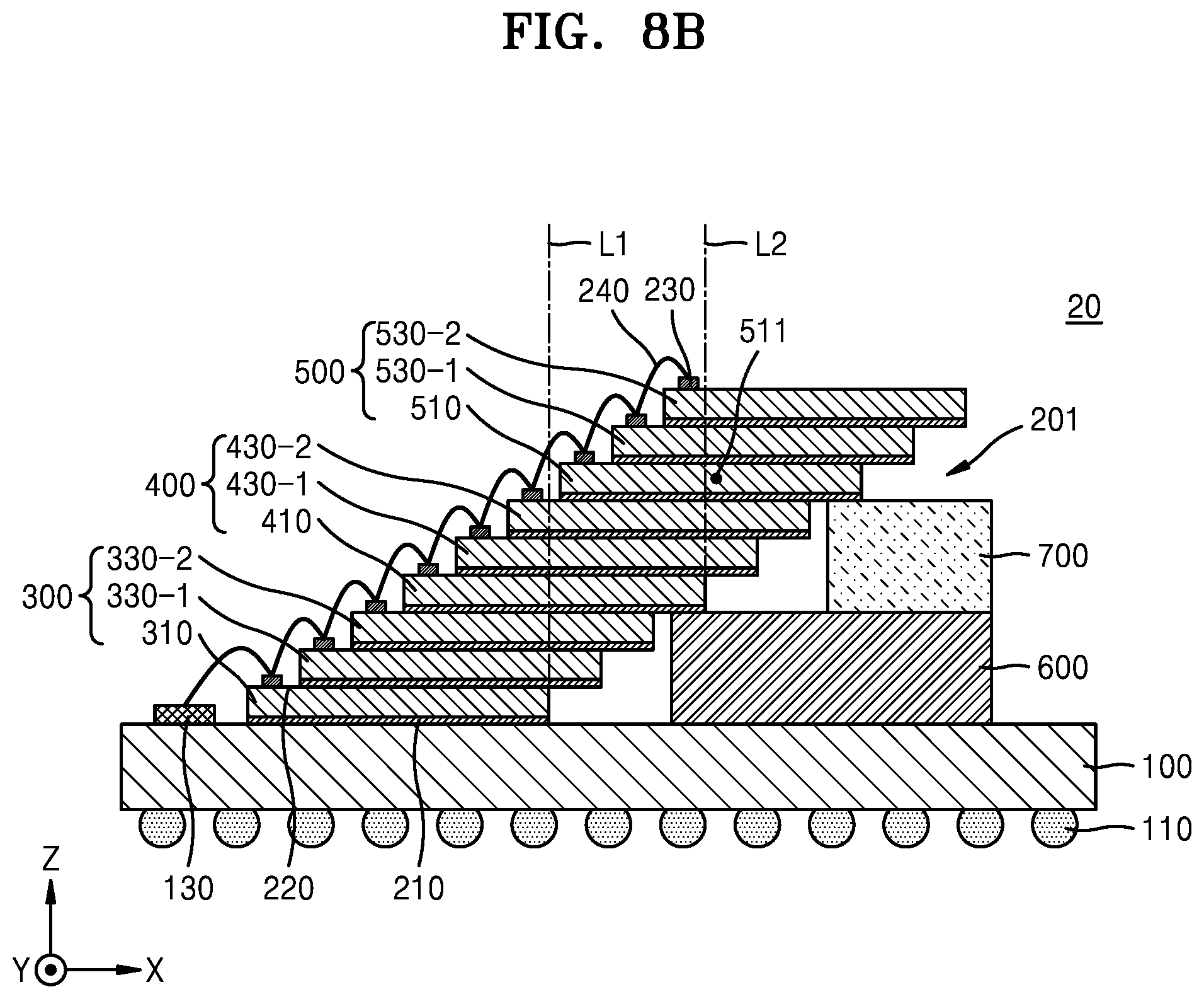 Patent US12588562 Figure 12 – Semiconductor package