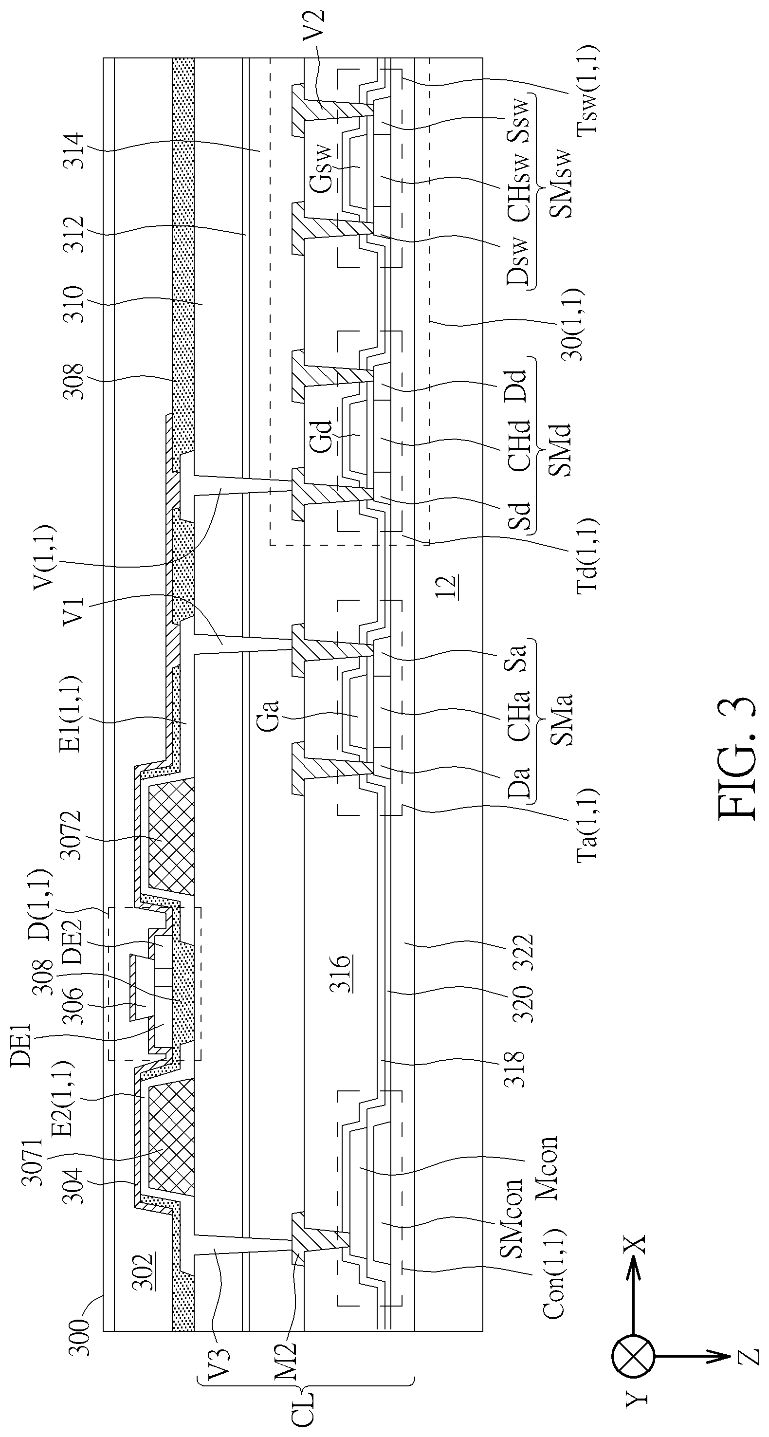 Patent US12588563 Figure 3 – Electronic device and fabrication method thereof