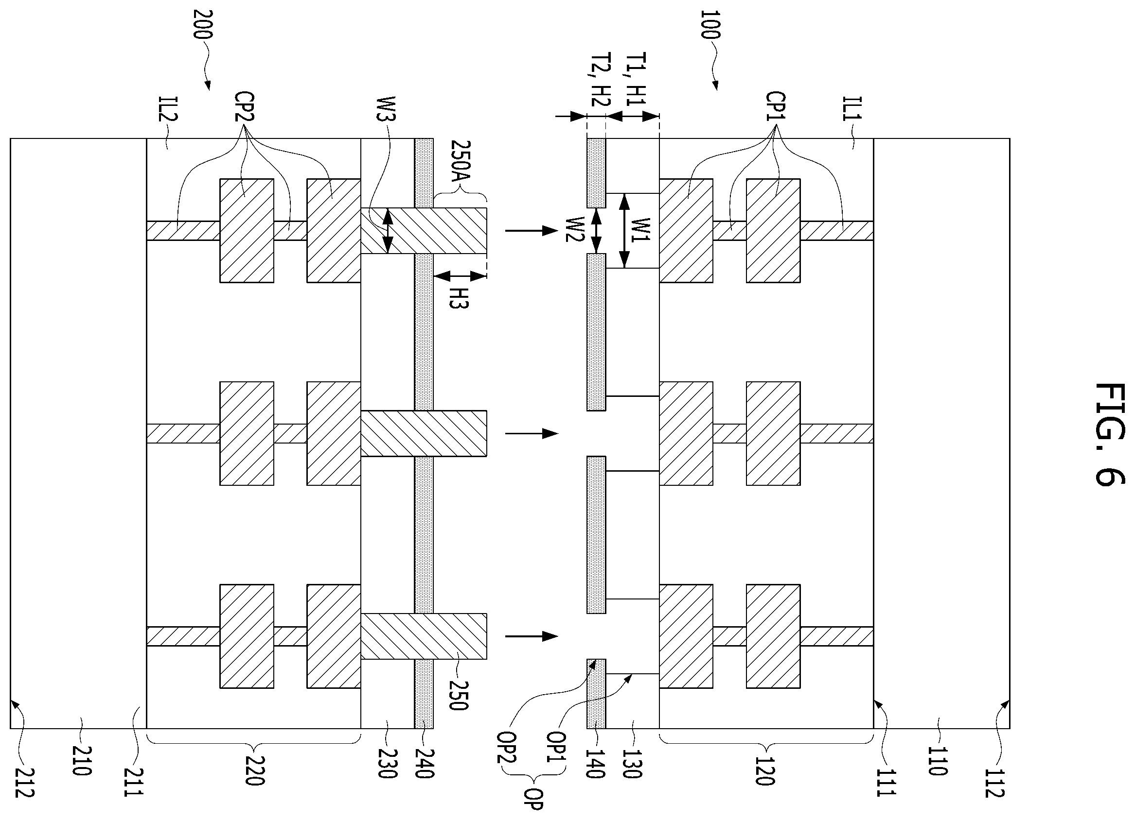 Patent US12588565 Figure 8 – Semiconductor device including bonding pads and method for fabricating the same