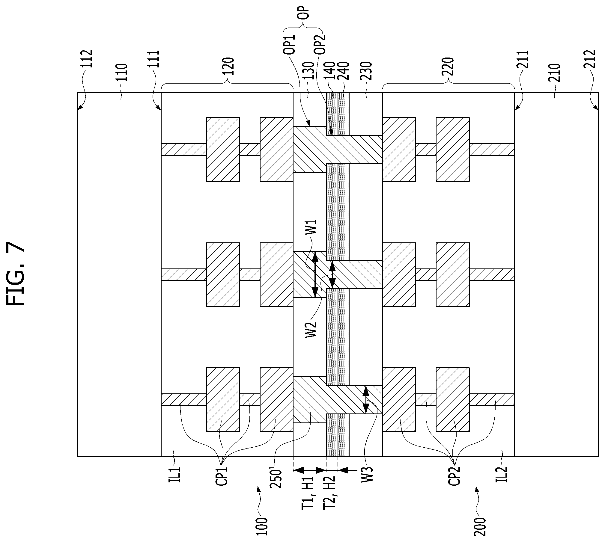 Patent US12588565 Figure 9 – Semiconductor device including bonding pads and method for fabricating the same