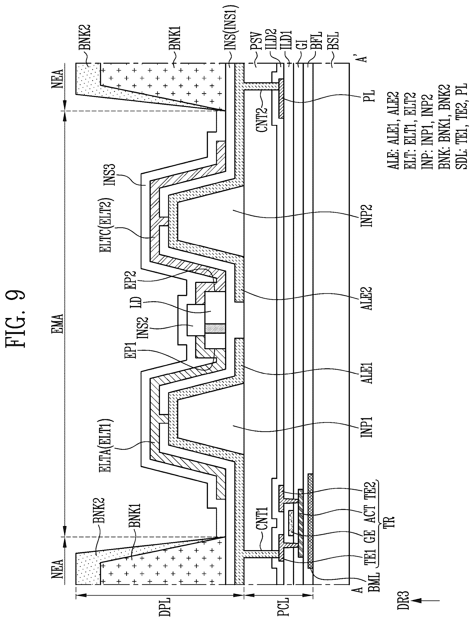 Patent US12588566 Figure 6 – Display device and manufacturing method thereof