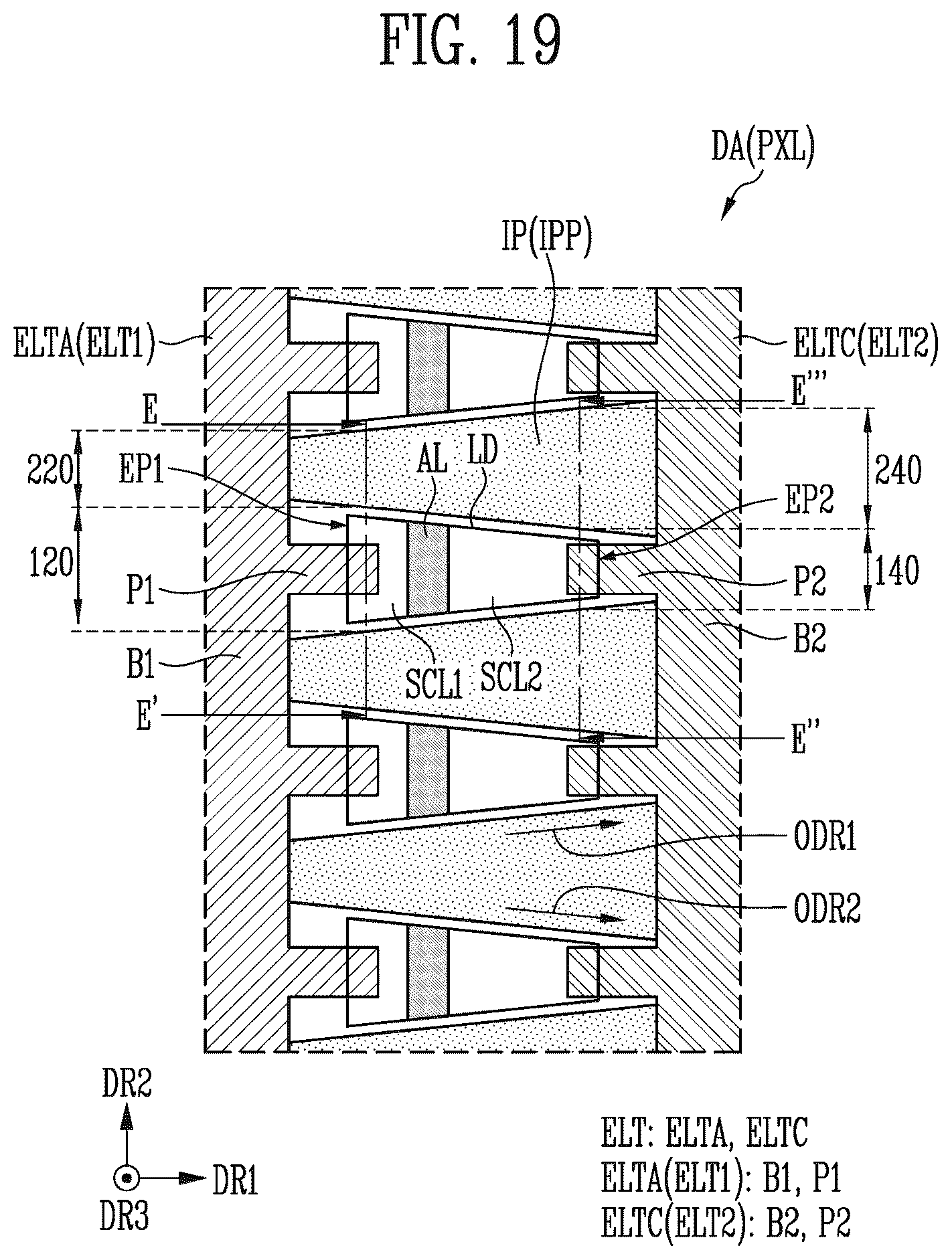 Patent US12588566 Figure 16 – Display device and manufacturing method thereof