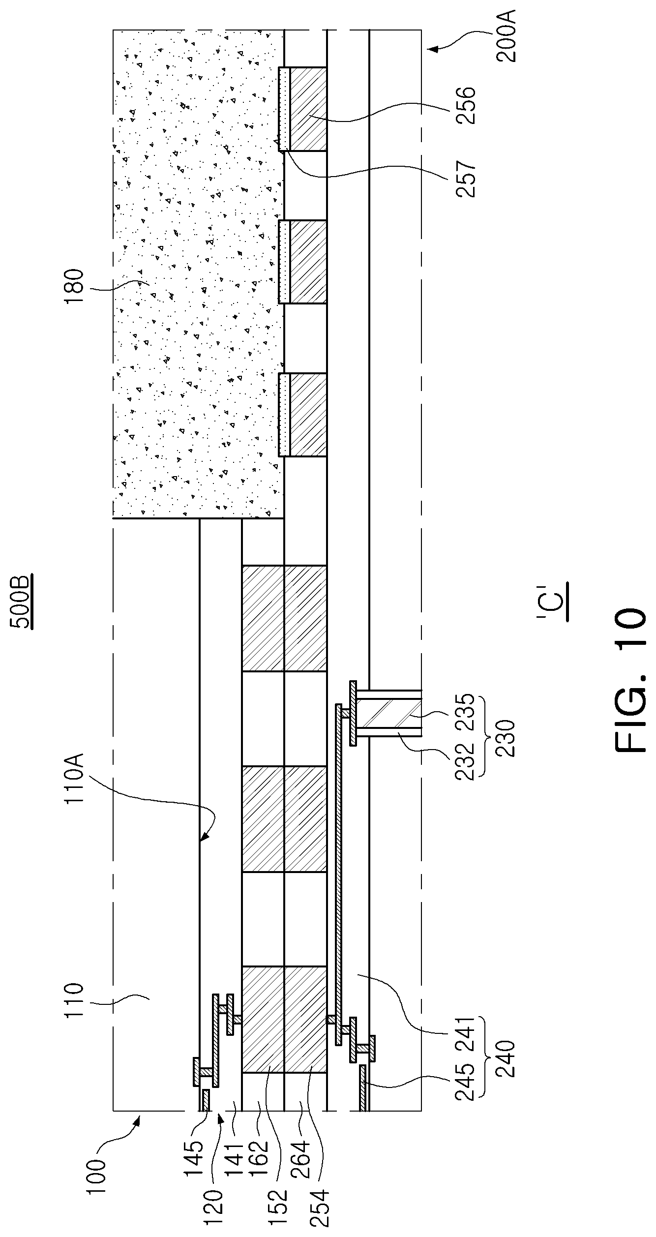 Patent US12588567 Figure 8 – Semiconductor package