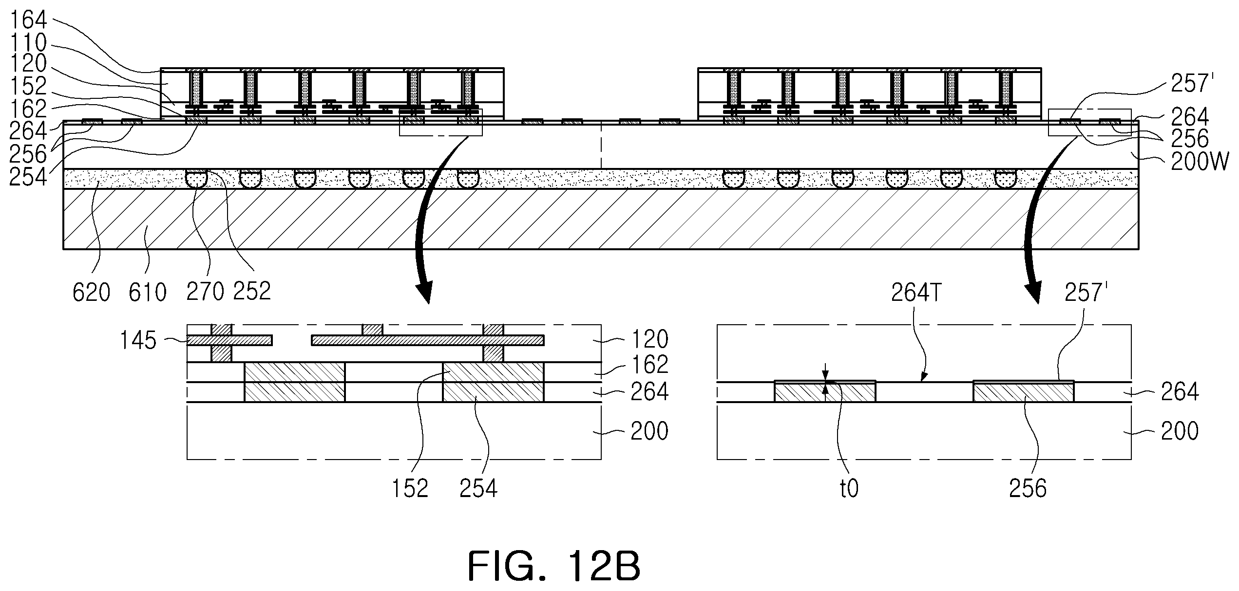 Patent US12588567 Figure 11 – Semiconductor package