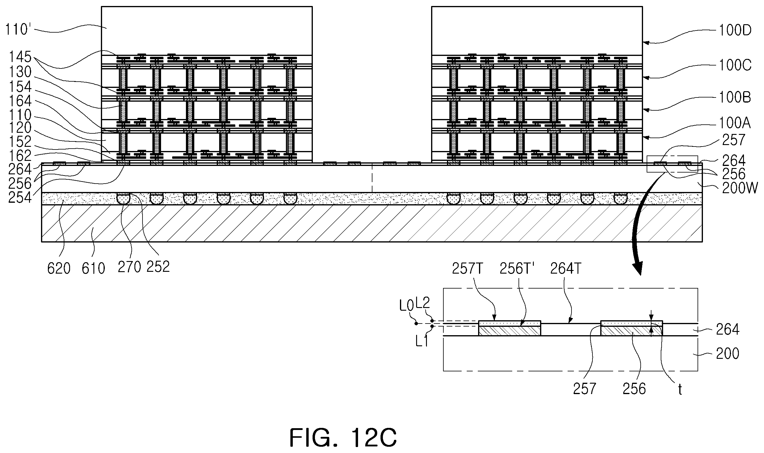 Patent US12588567 Figure 12 – Semiconductor package