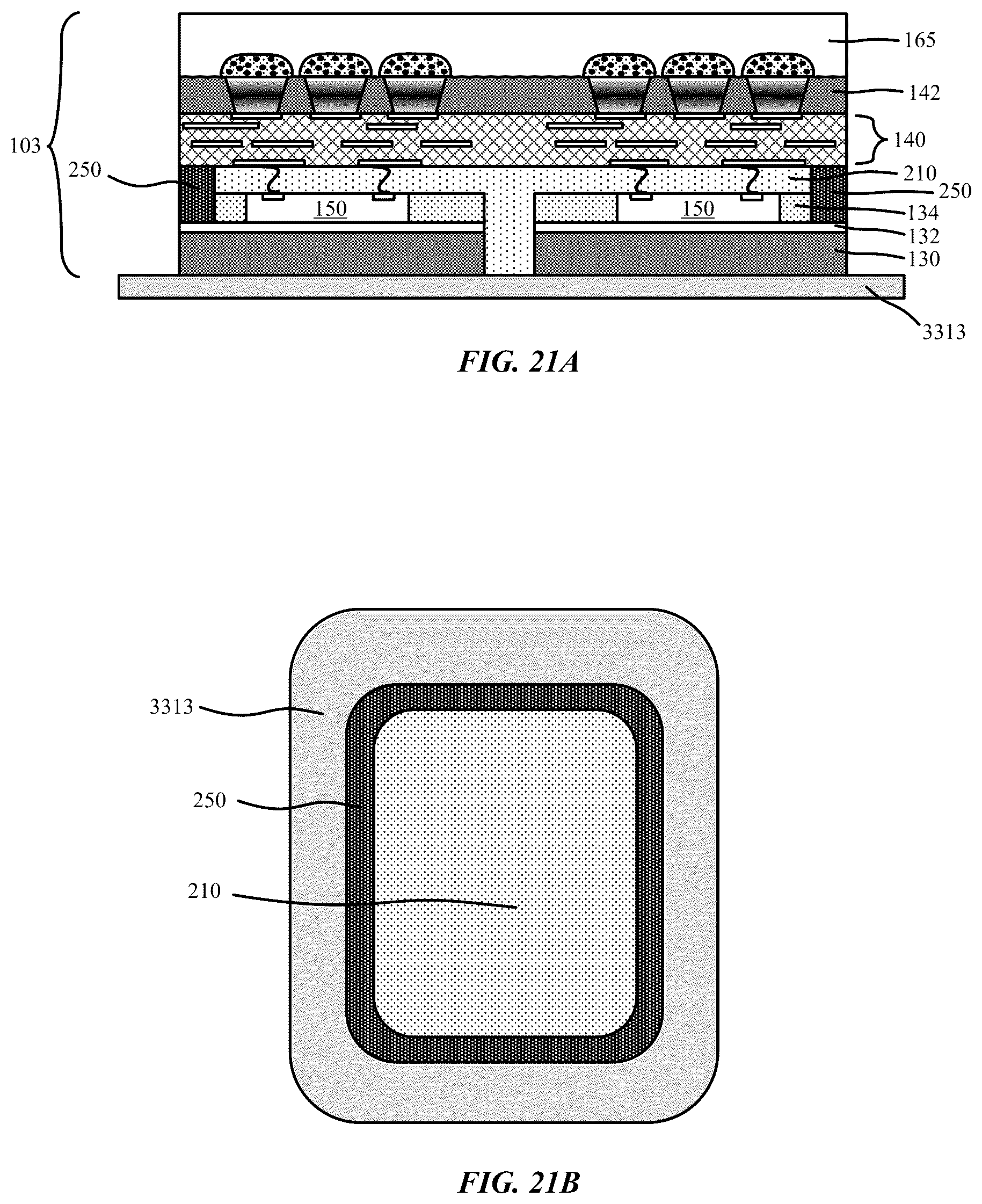 Patent US12588569 Figure 16 – Buried seam with kirigami pattern for 3D micro LED display