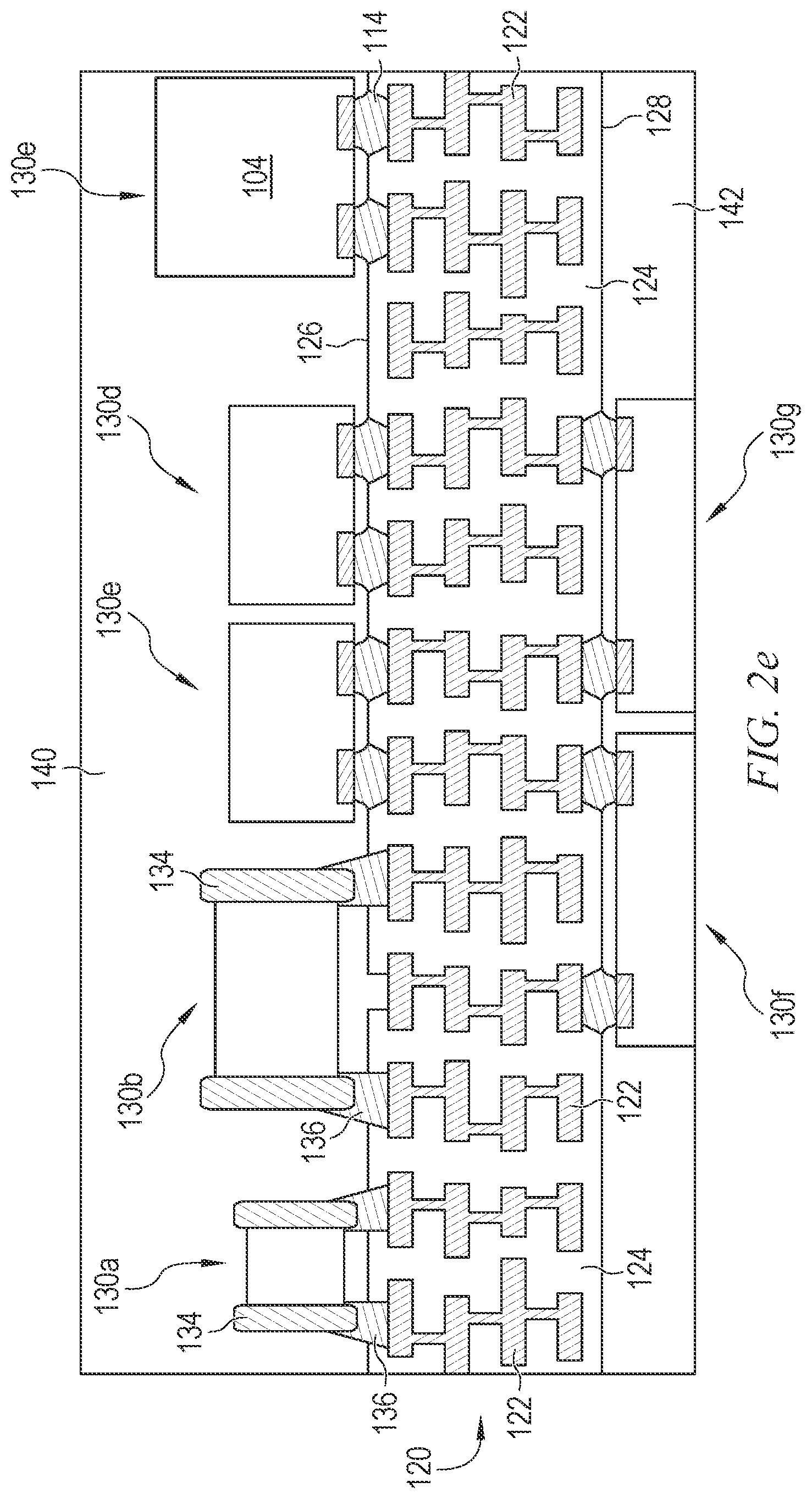 Patent US12588572 Figure 5 – Semiconductor device and method of forming fine pitch conductive posts with graphene-coated cores