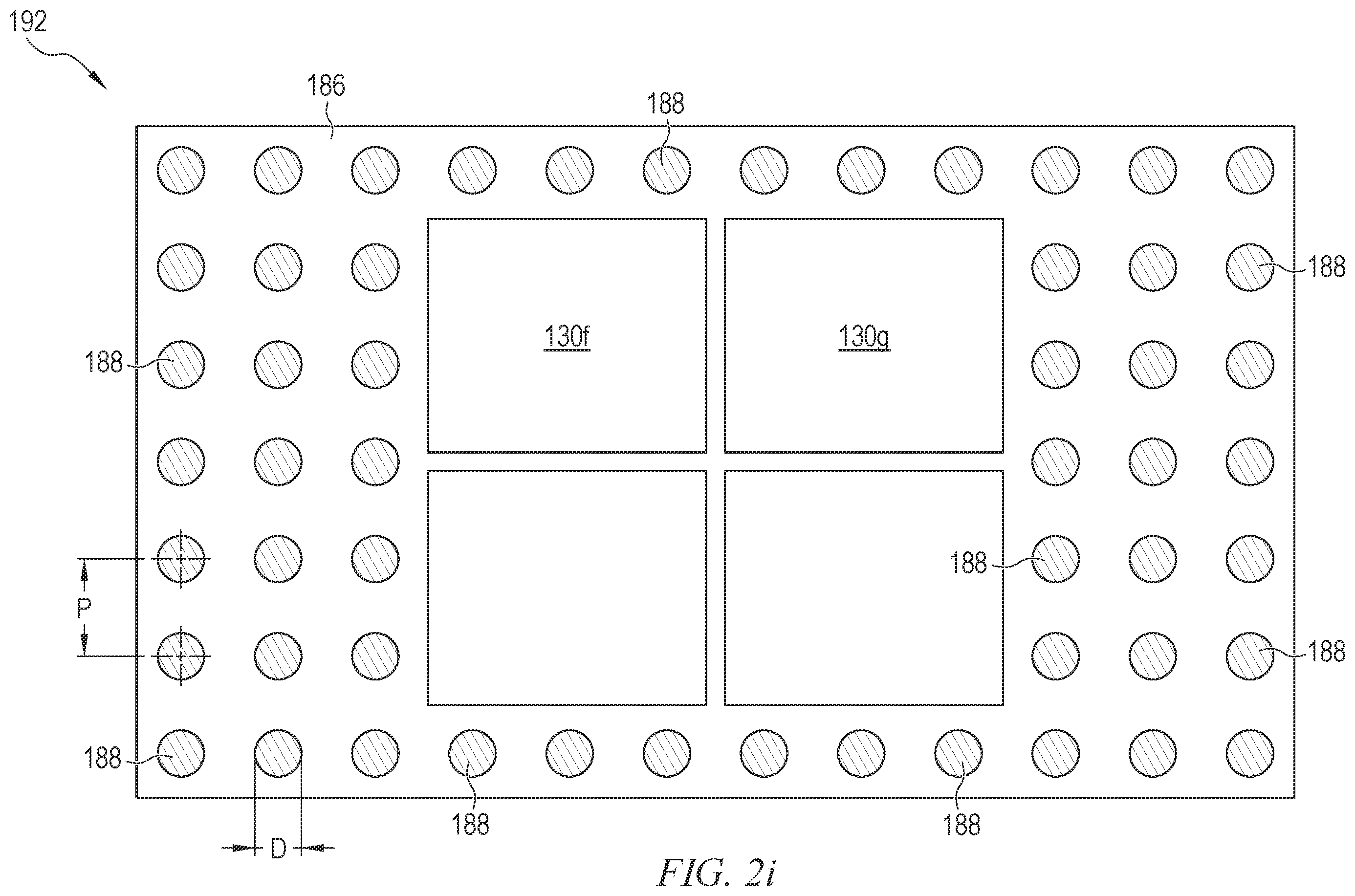 Patent US12588572 Figure 9 – Semiconductor device and method of forming fine pitch conductive posts with graphene-coated cores