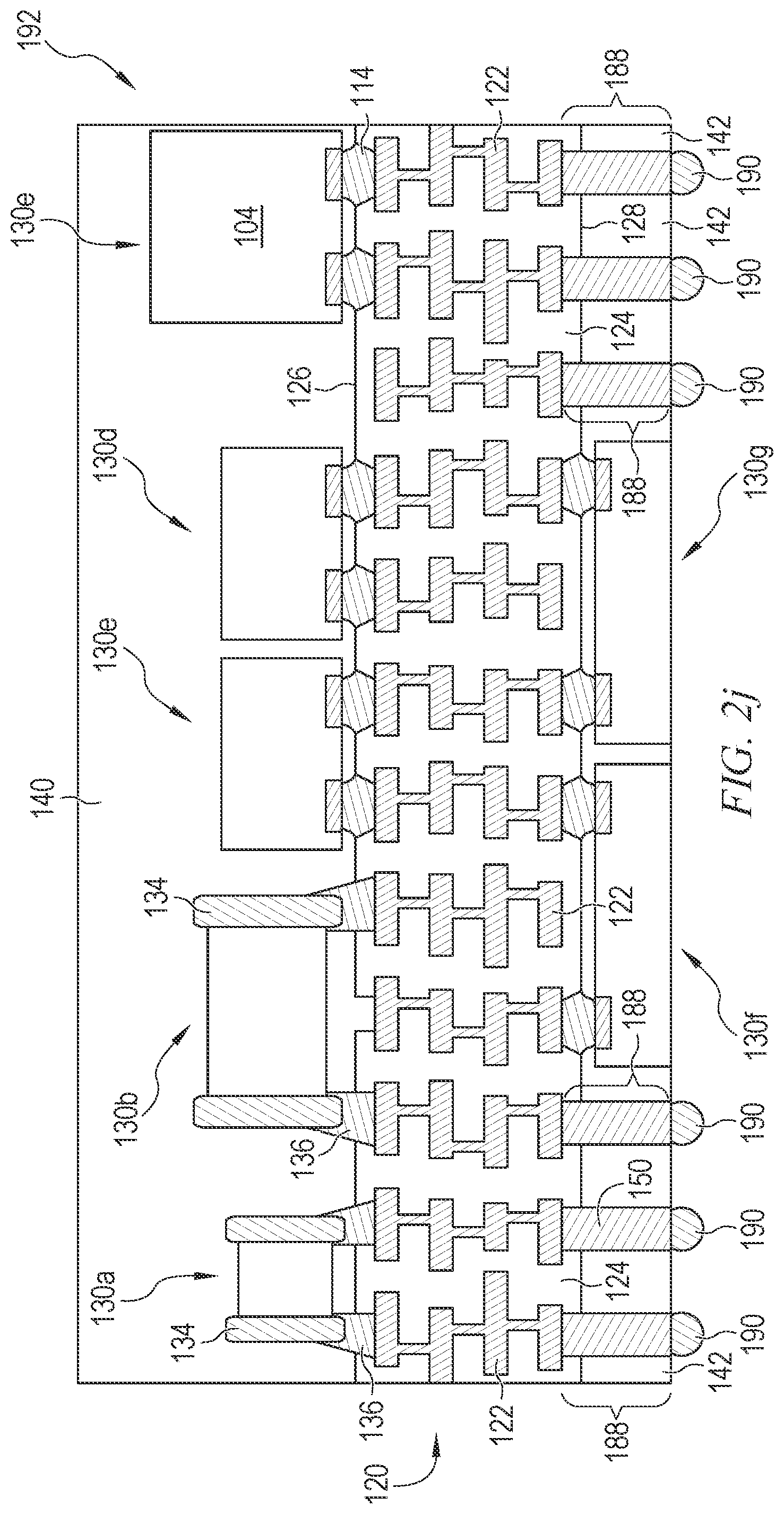 Patent US12588572 Figure 10 – Semiconductor device and method of forming fine pitch conductive posts with graphene-coated cores