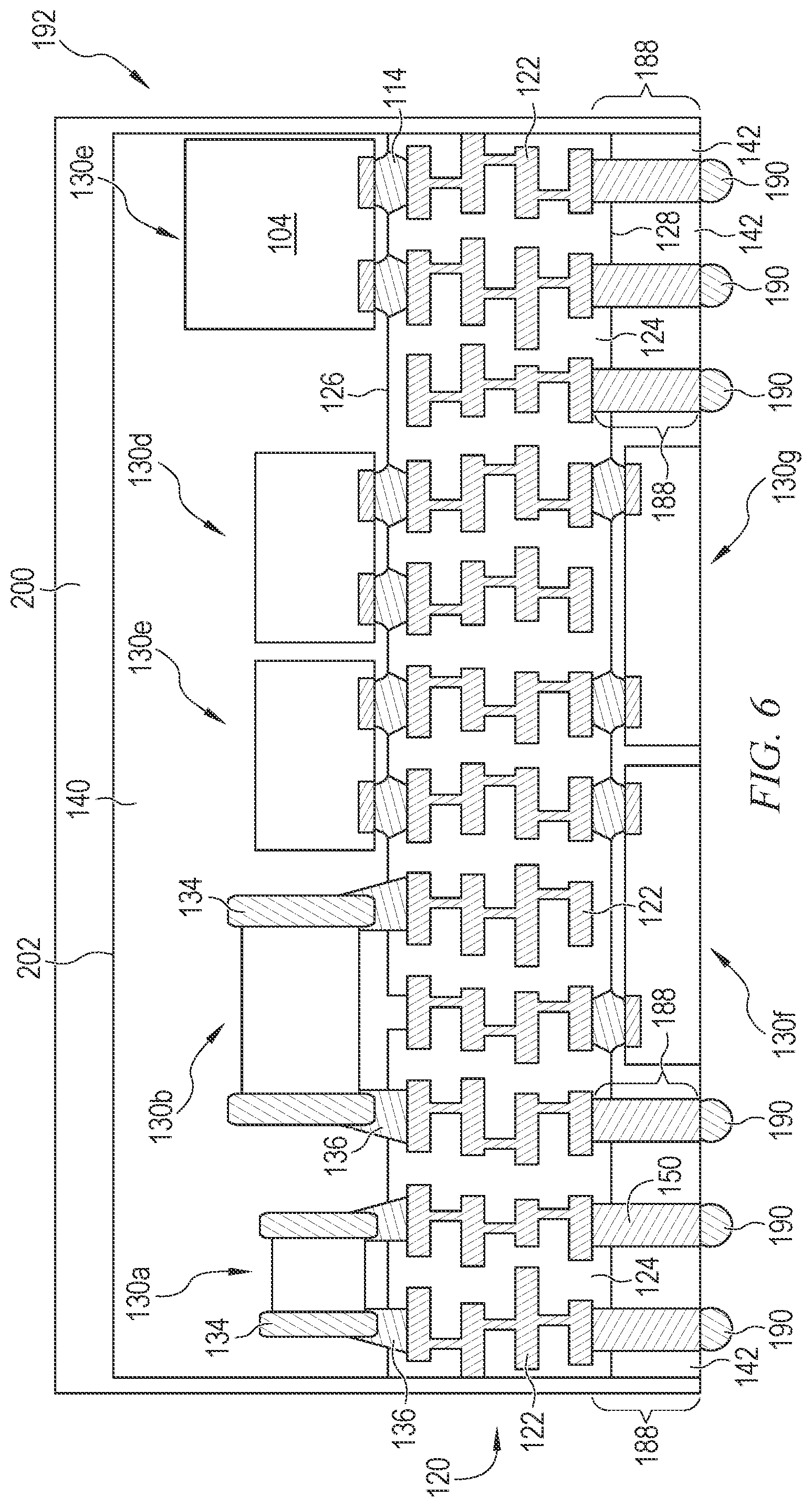 Patent US12588572 Figure 13 – Semiconductor device and method of forming fine pitch conductive posts with graphene-coated cores