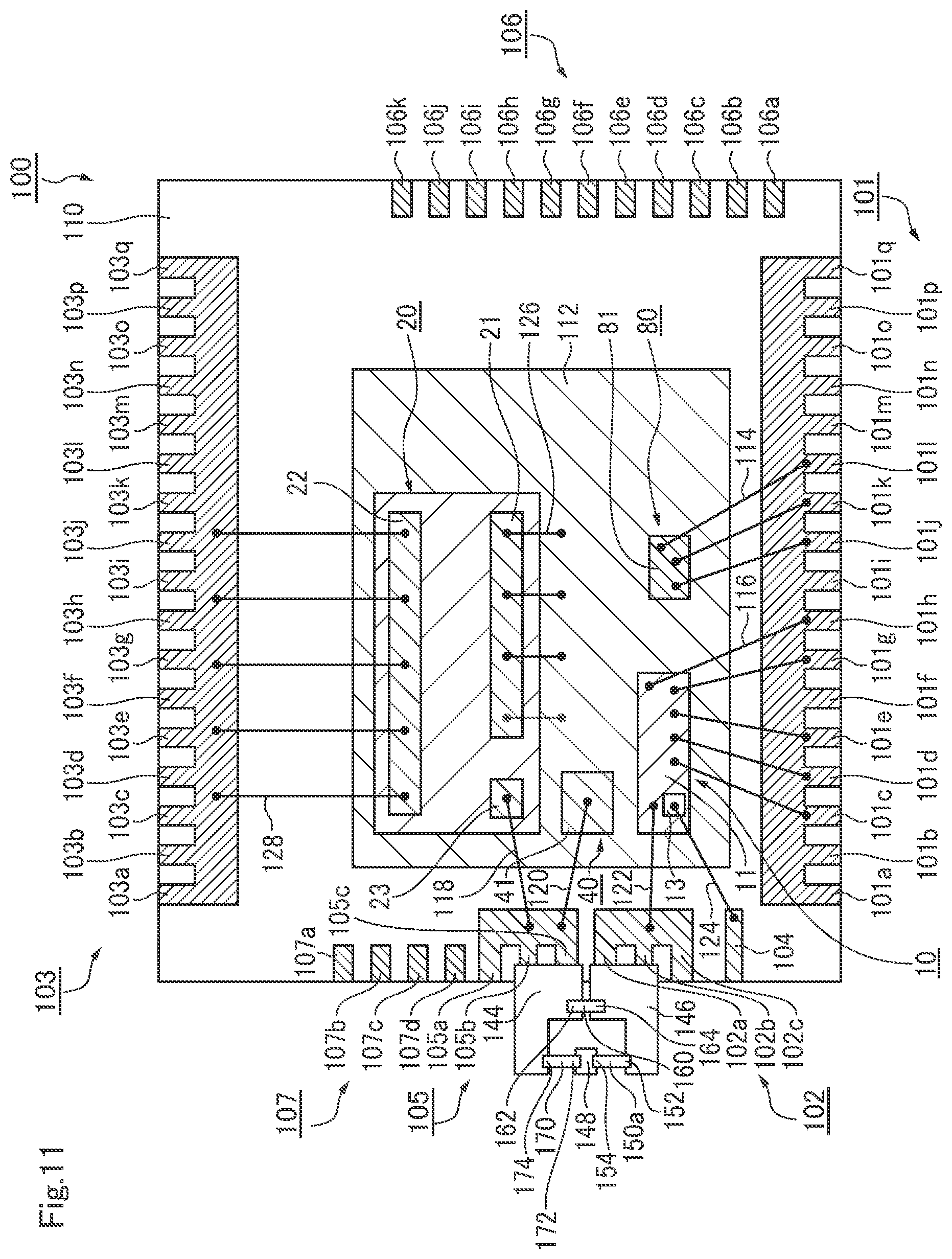 Patent US12588573 Figure 11 – Semiconductor device