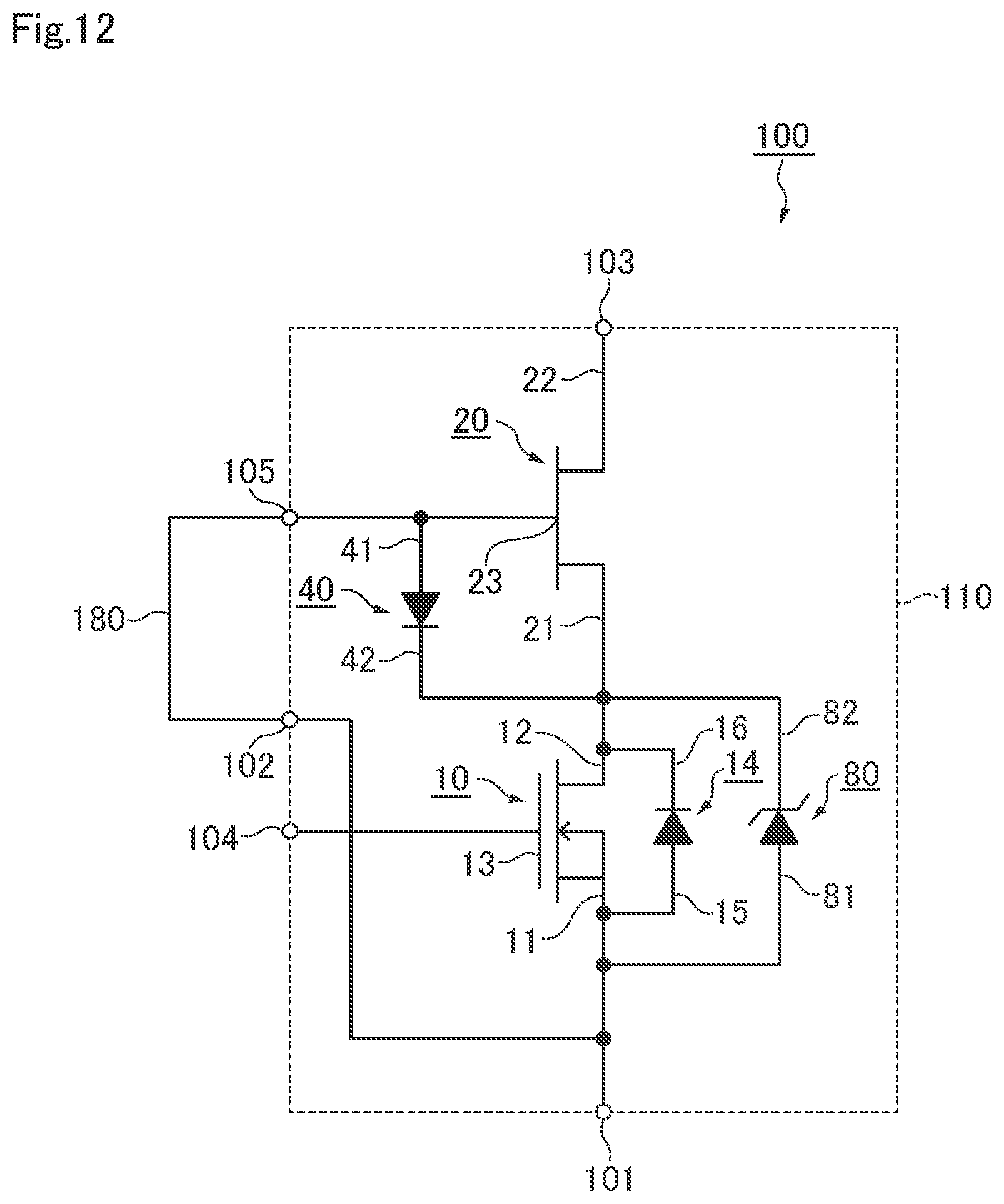 Patent US12588573 Figure 12 – Semiconductor device