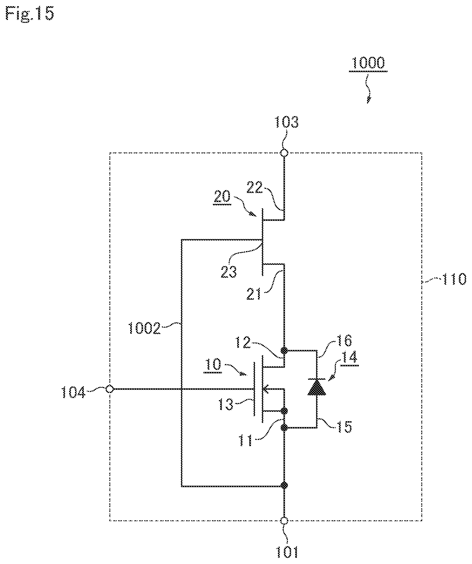 Patent US12588573 Figure 15 – Semiconductor device