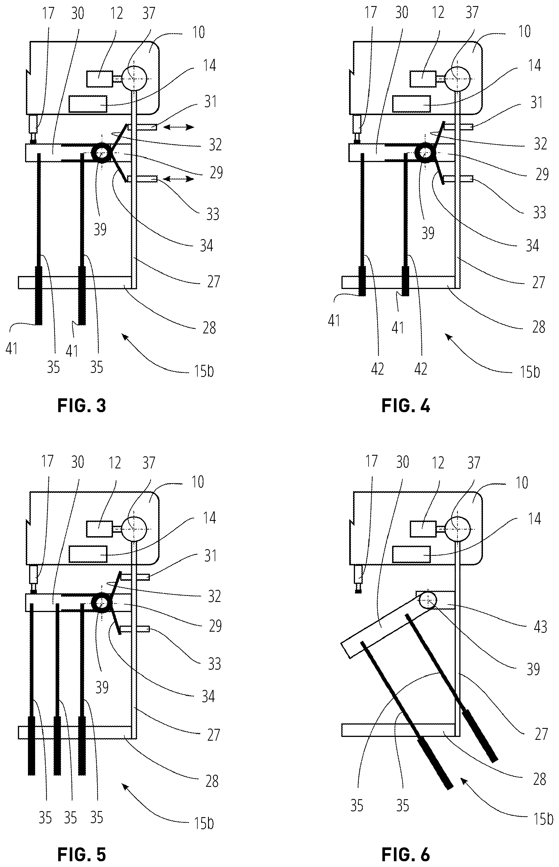 Patent US12588575 Figure 3 – Weeding unit and method for treating an agricultural field