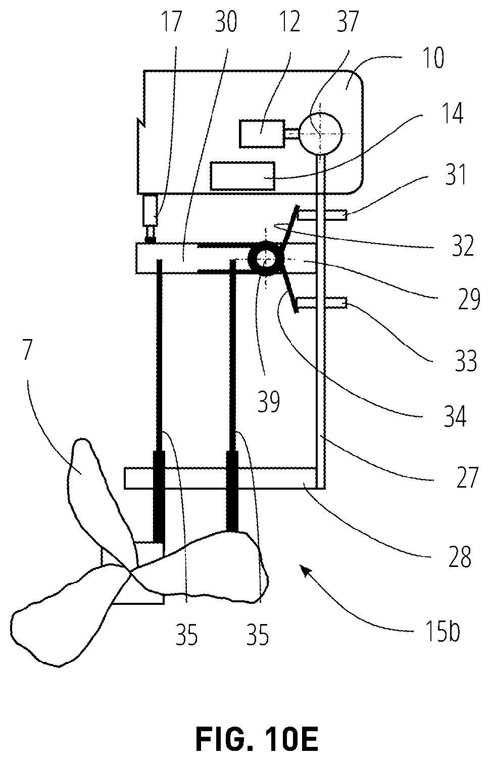 Patent US12588575 Figure 7 – Weeding unit and method for treating an agricultural field