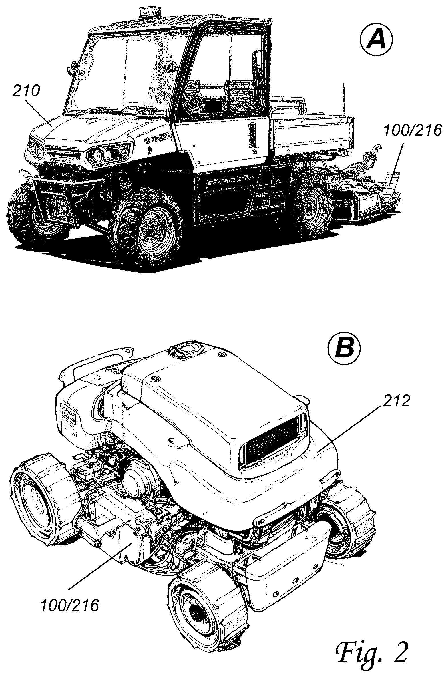 Patent US12588576 Figure 2 – Intelligent turf maintenance system for divot detection and repair