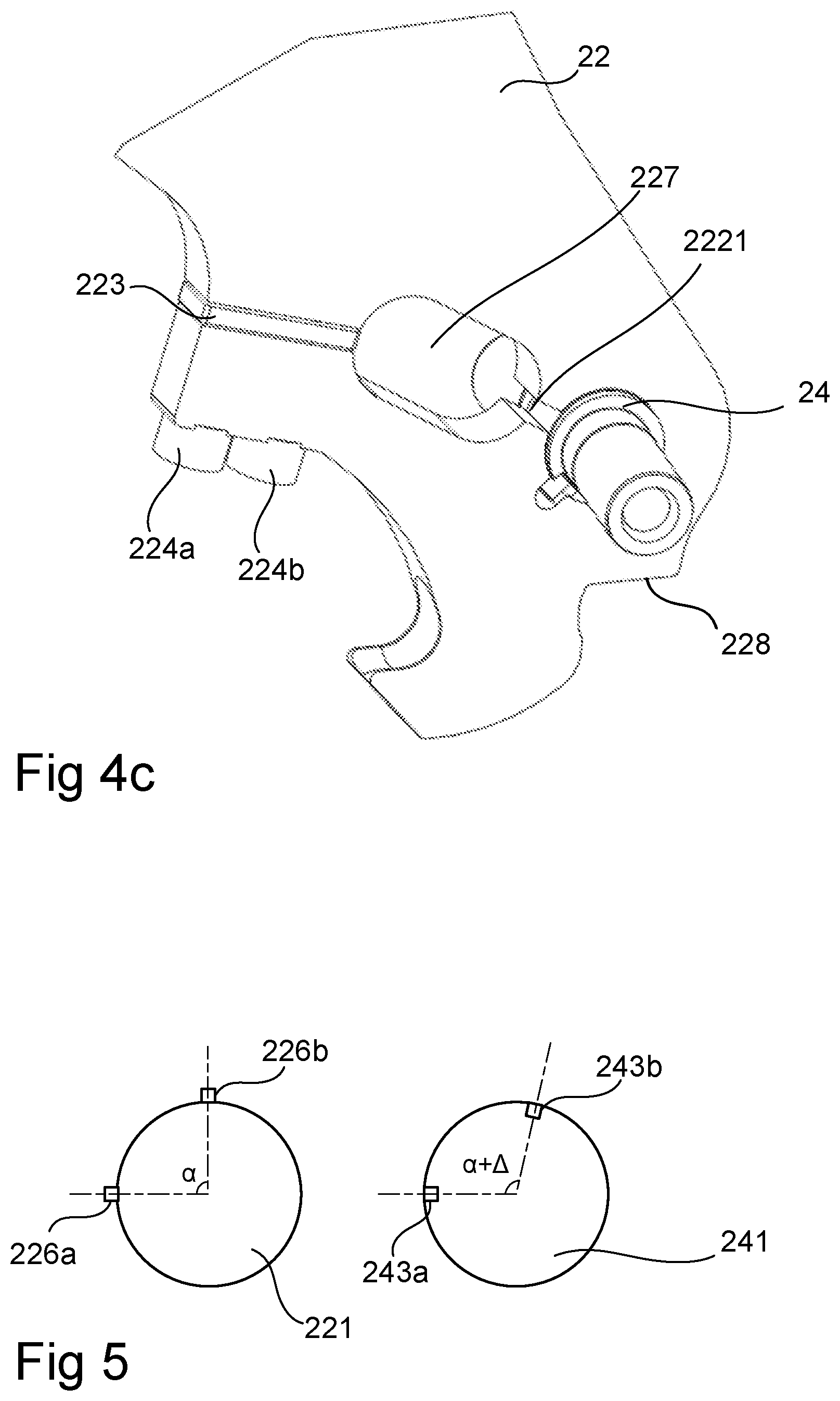Patent US12588581 Figure 4 – Furrow opener, row unit and agricultural implement, and method of manufacturing and assembly thereof