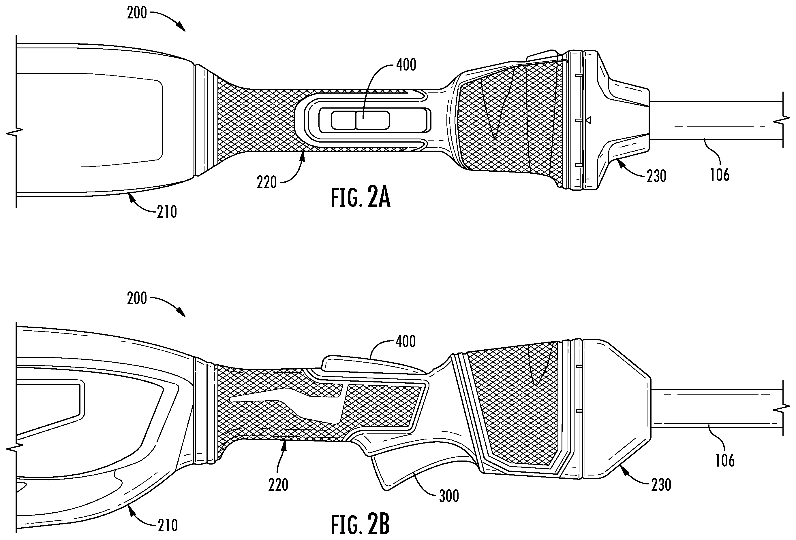 Patent US12588588 Figure 2 – Lock off assemblies for trimmers