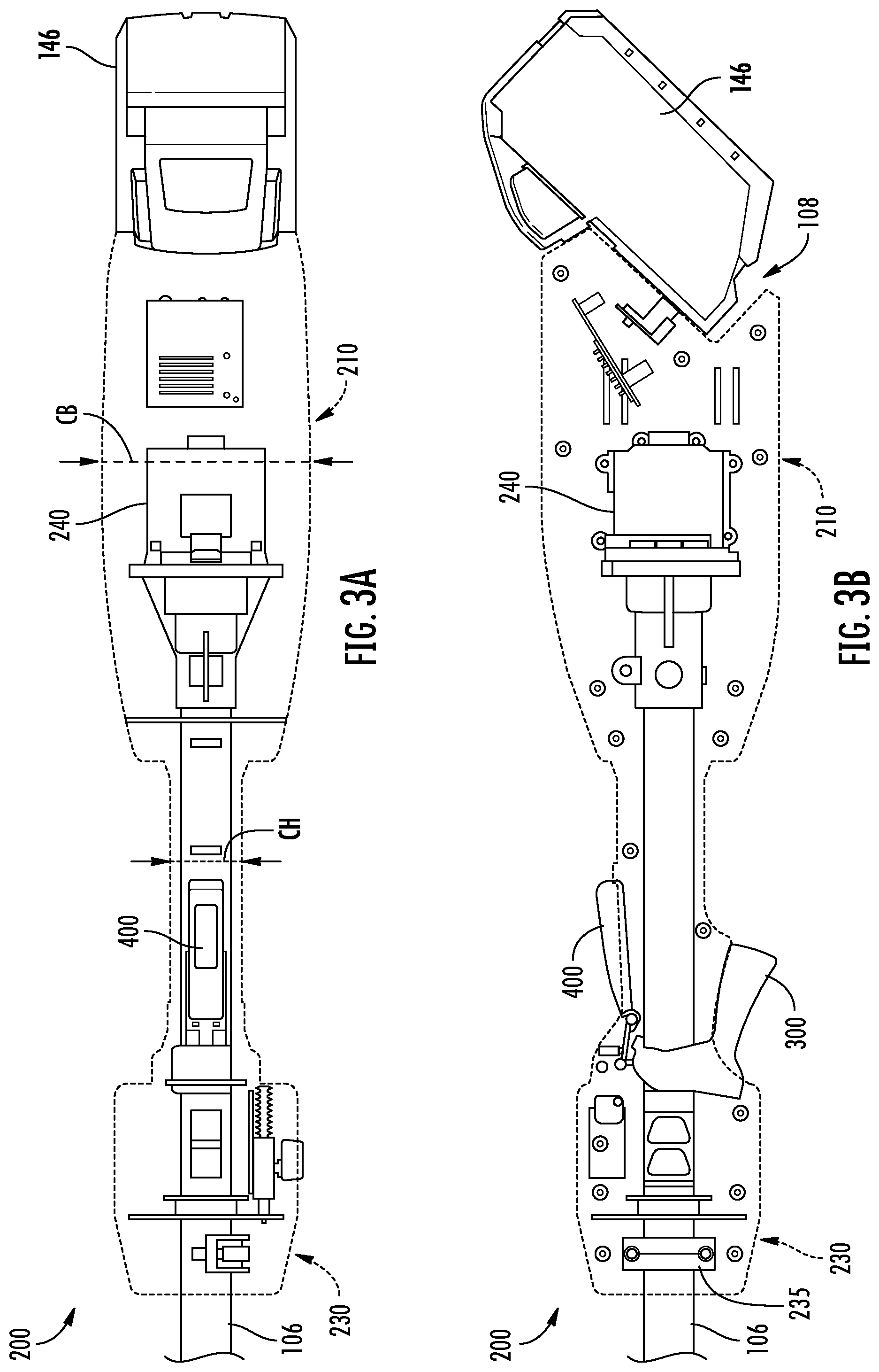 Patent US12588588 Figure 3 – Lock off assemblies for trimmers