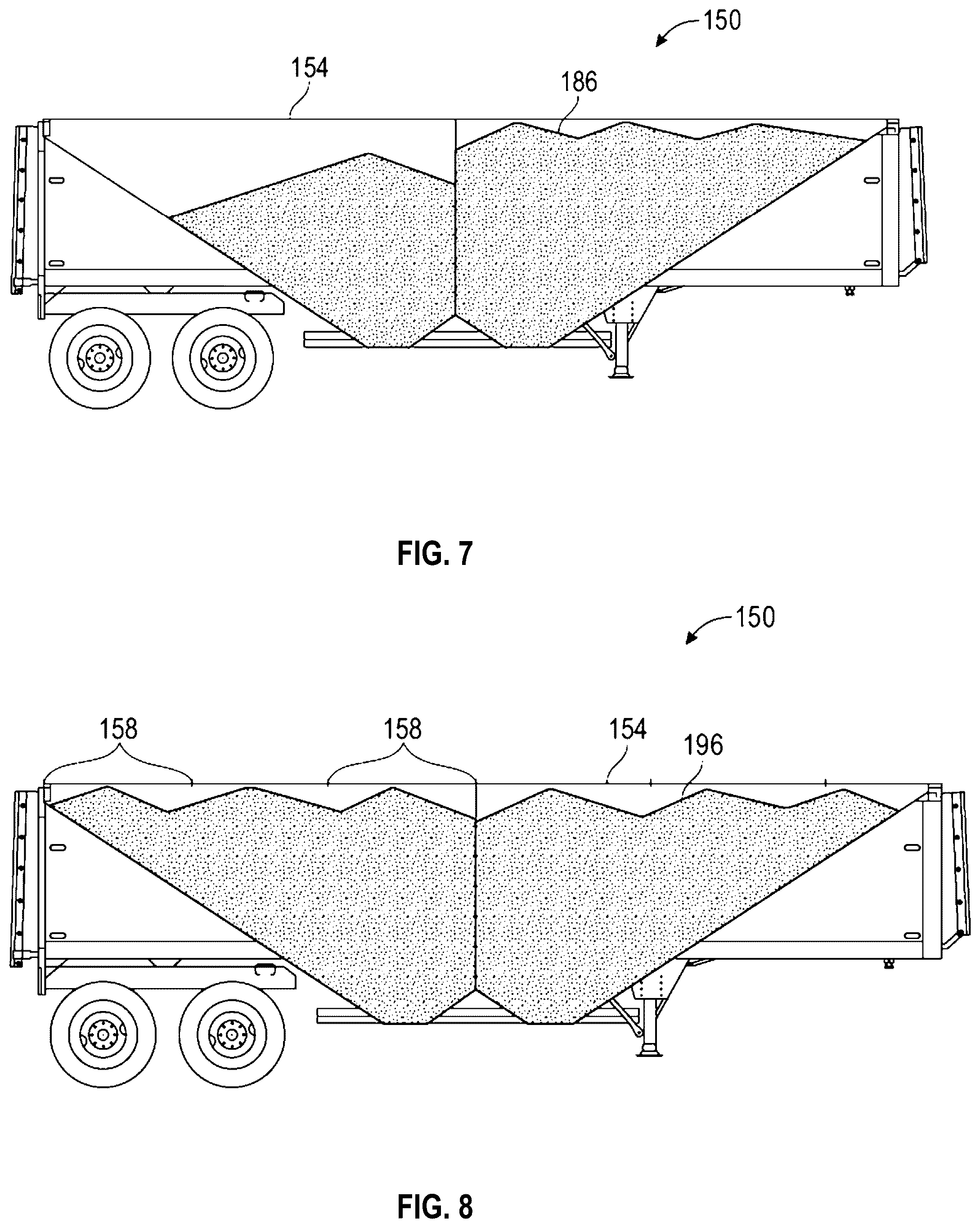 Patent US12588589 Figure 6 – Systems and methods for controlling harvested material fill profiles