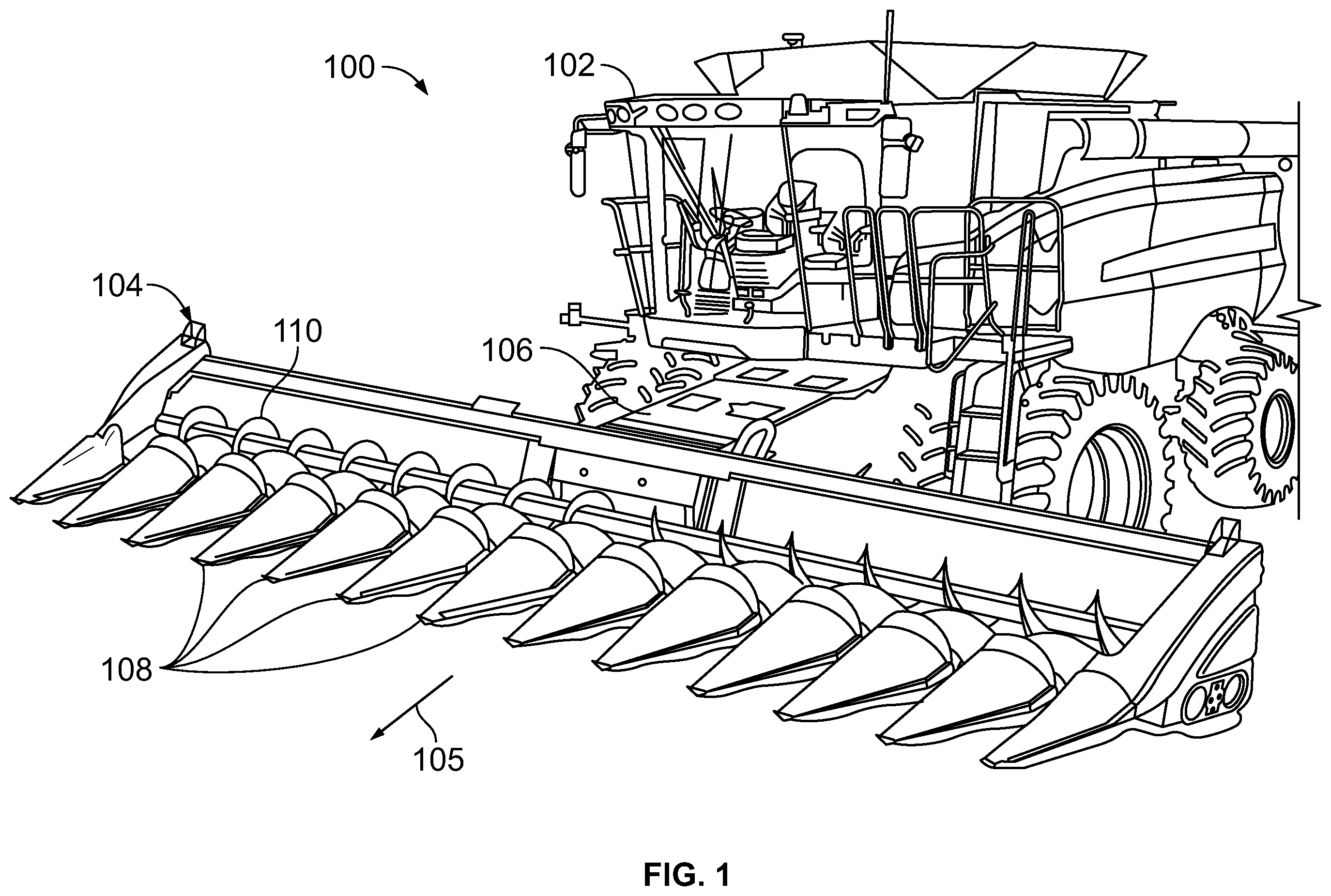 Patent US12588590 Figure 1 – Systems and methods for crop stabilization and measurement