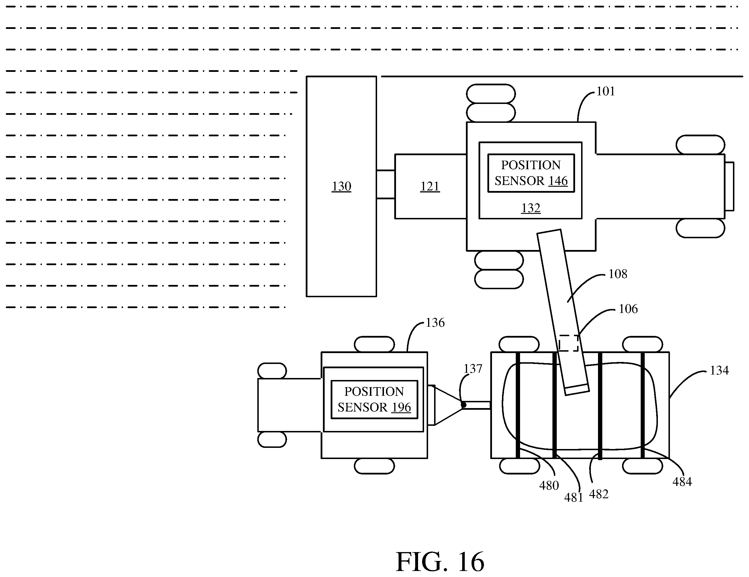 Patent US12588593 Figure 20 – Fill profile and tracking control during an unloading operation based on a CAD file