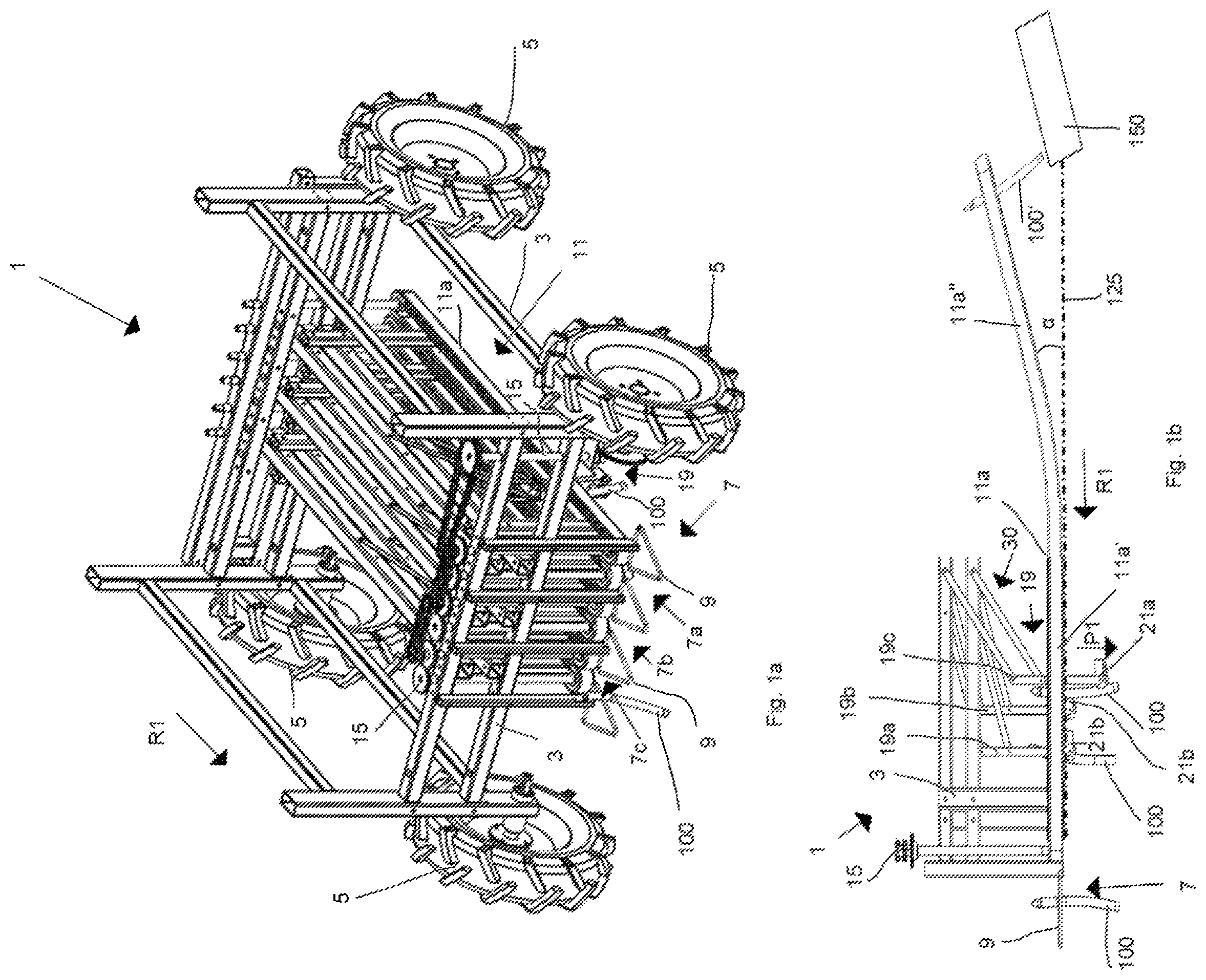 Patent US12588595 Figure 1 – Harvesting machine for harvesting elongated plants as well as a method for harvesting elongated plants