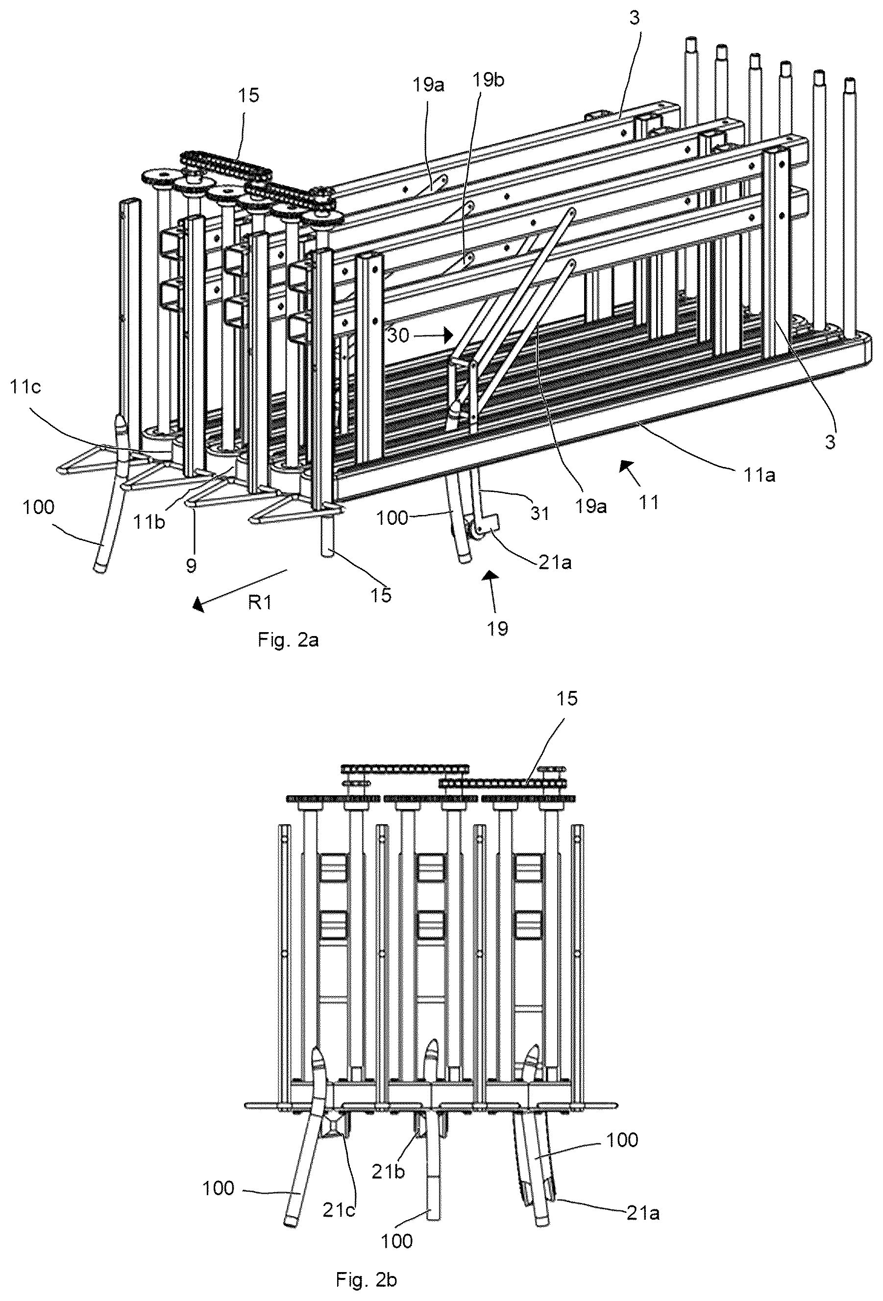 Patent US12588595 Figure 2 – Harvesting machine for harvesting elongated plants as well as a method for harvesting elongated plants