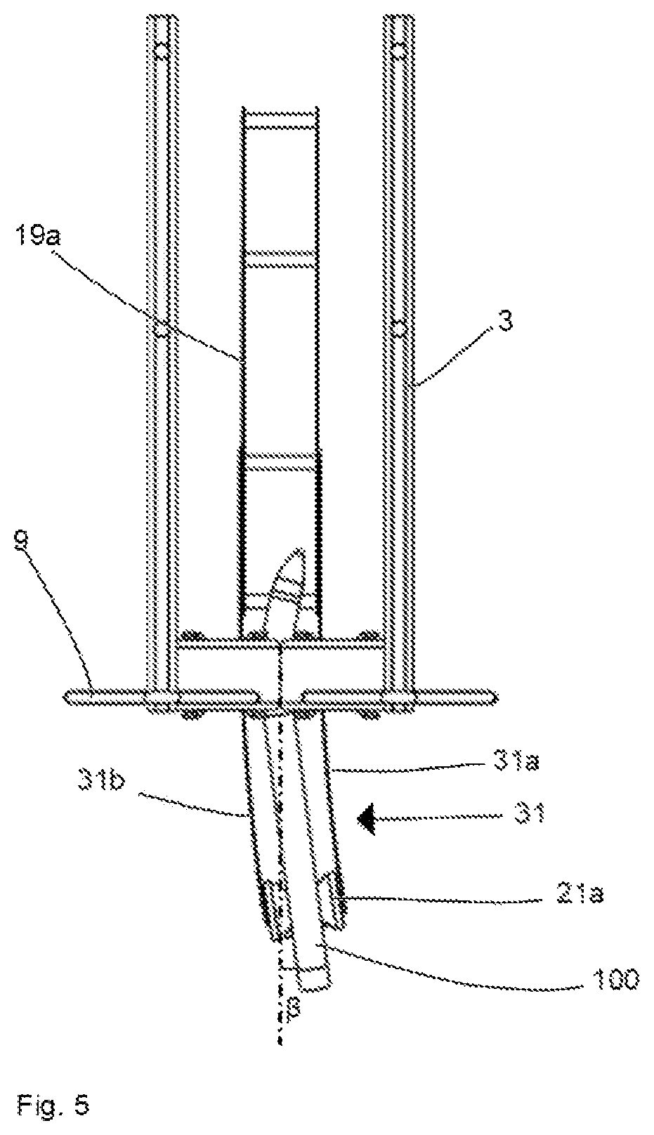 Patent US12588595 Figure 4 – Harvesting machine for harvesting elongated plants as well as a method for harvesting elongated plants