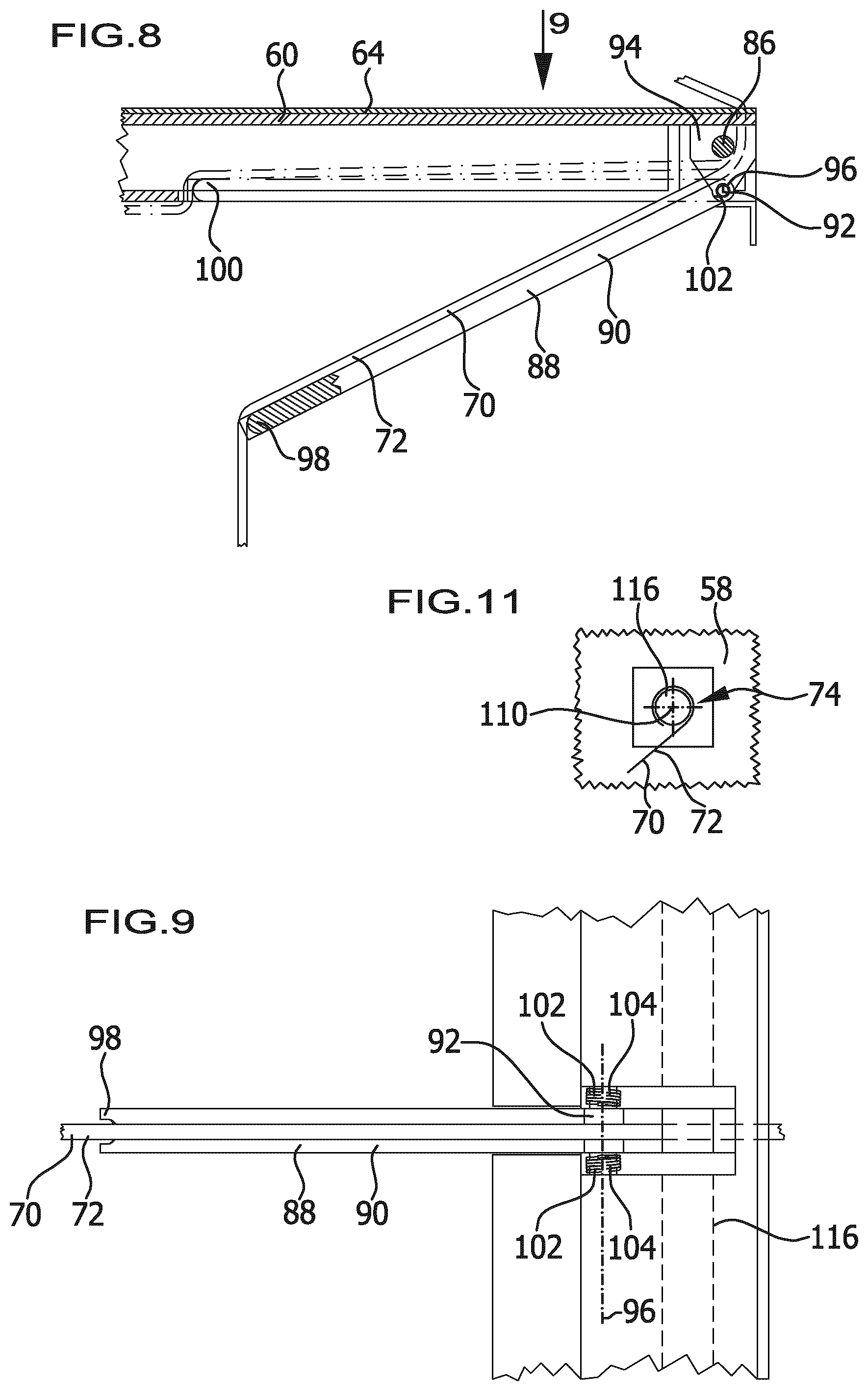 Patent US12588601 Figure 6 – Picking-up device for bales, and picking-up system comprising a picking-up device