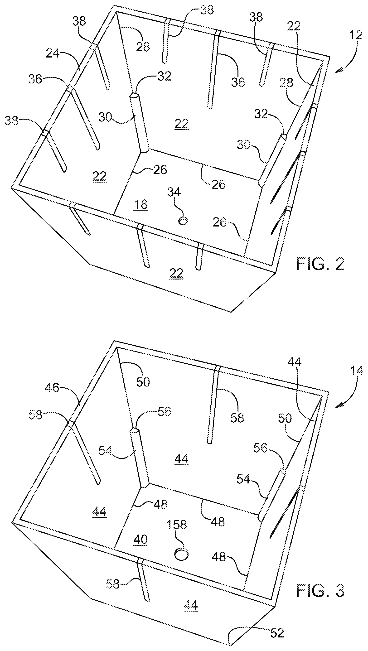Patent US12588603 Figure 2 – Interengageable containers and methods