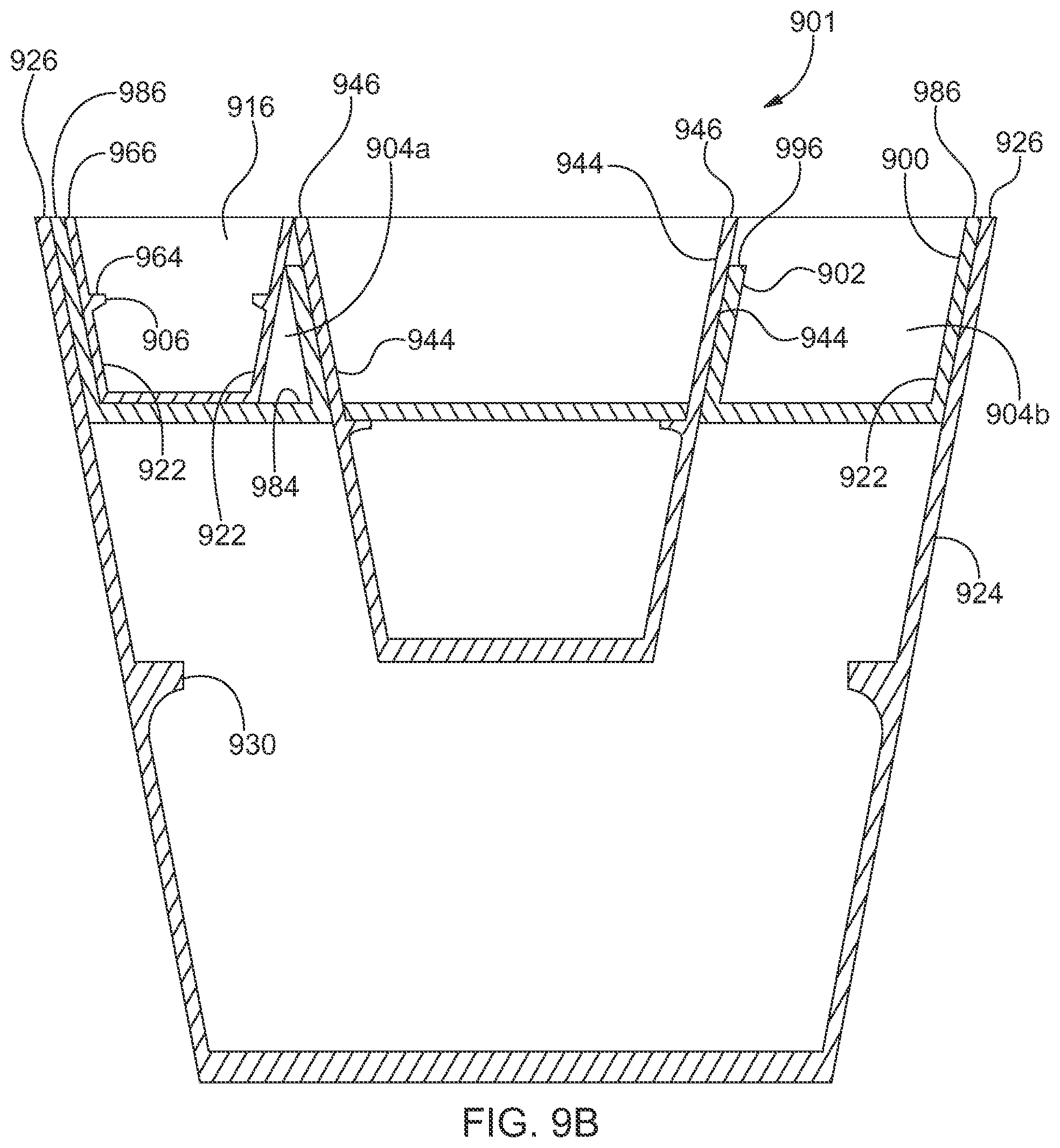 Patent US12588603 Figure 8 – Interengageable containers and methods