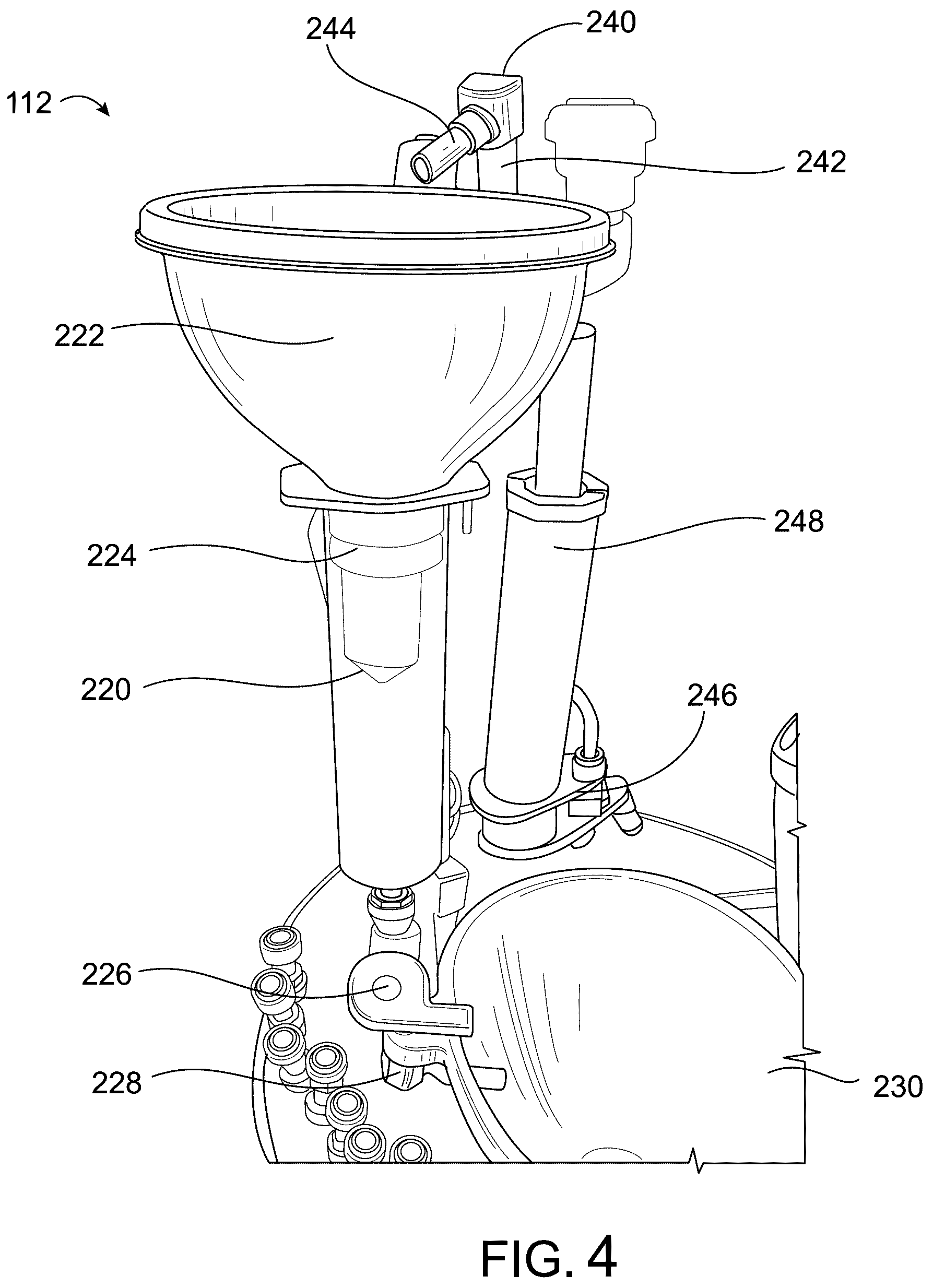 Patent US12588609 Figure 4 – Plant nutrient preparation and delivery system
