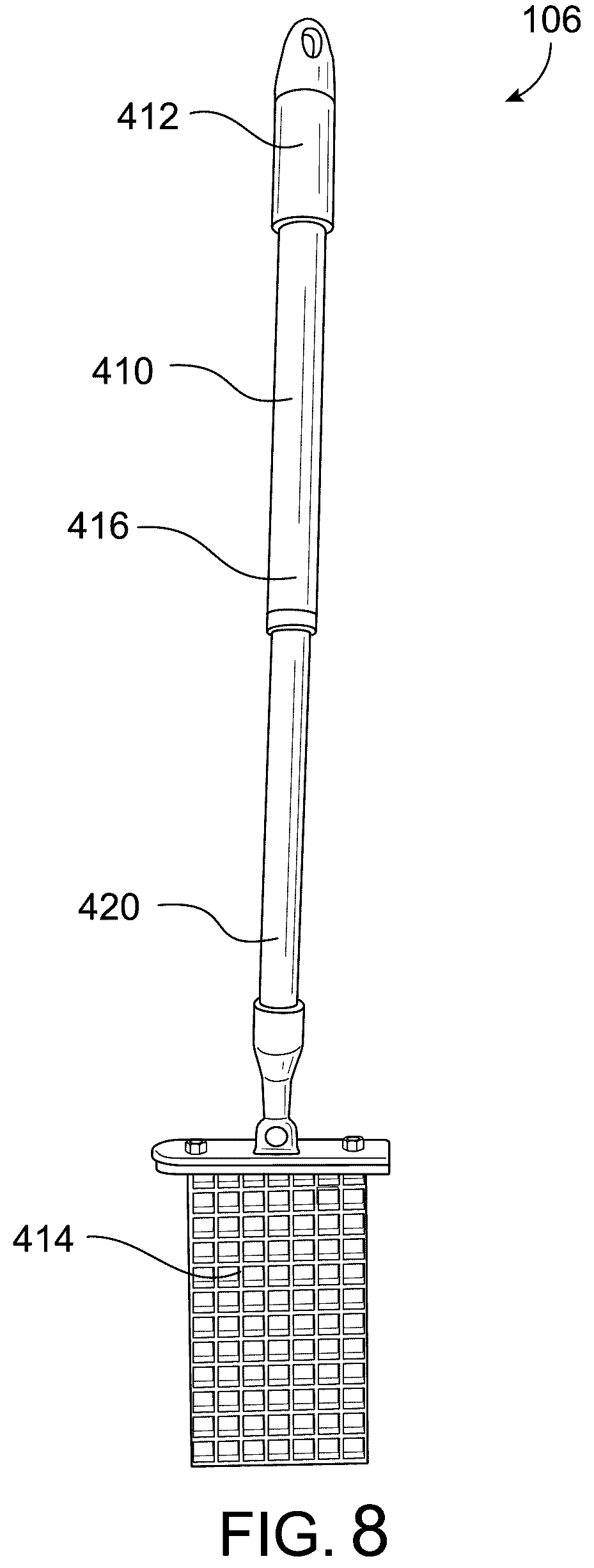 Patent US12588609 Figure 8 – Plant nutrient preparation and delivery system