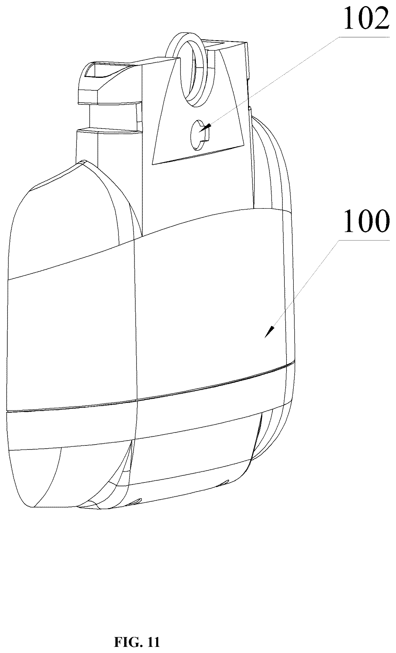 Patent US12588647 Figure 11 – Removable magnetic filter device for smart cat litter box