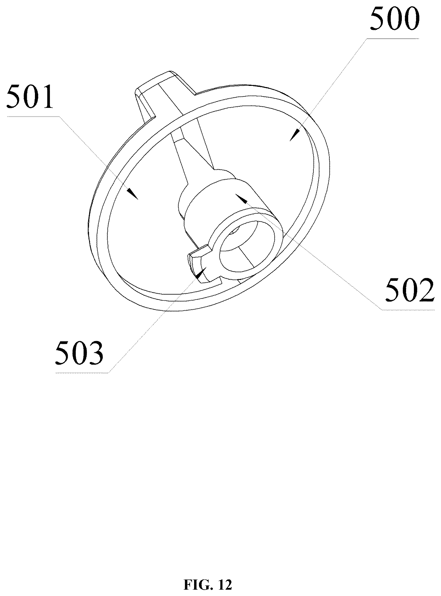 Patent US12588647 Figure 12 – Removable magnetic filter device for smart cat litter box
