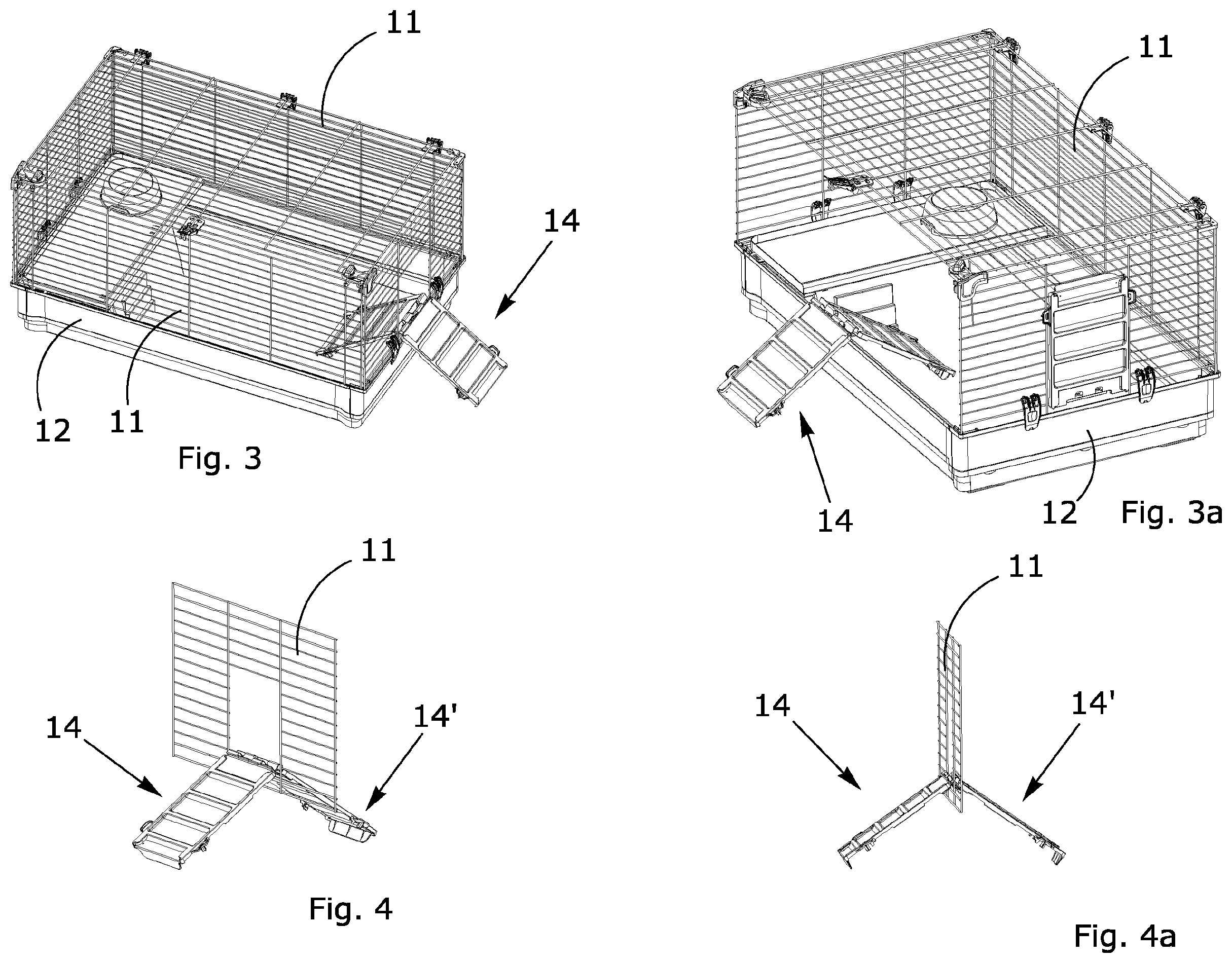Patent US12588652 Figure 2 – Pet's cage