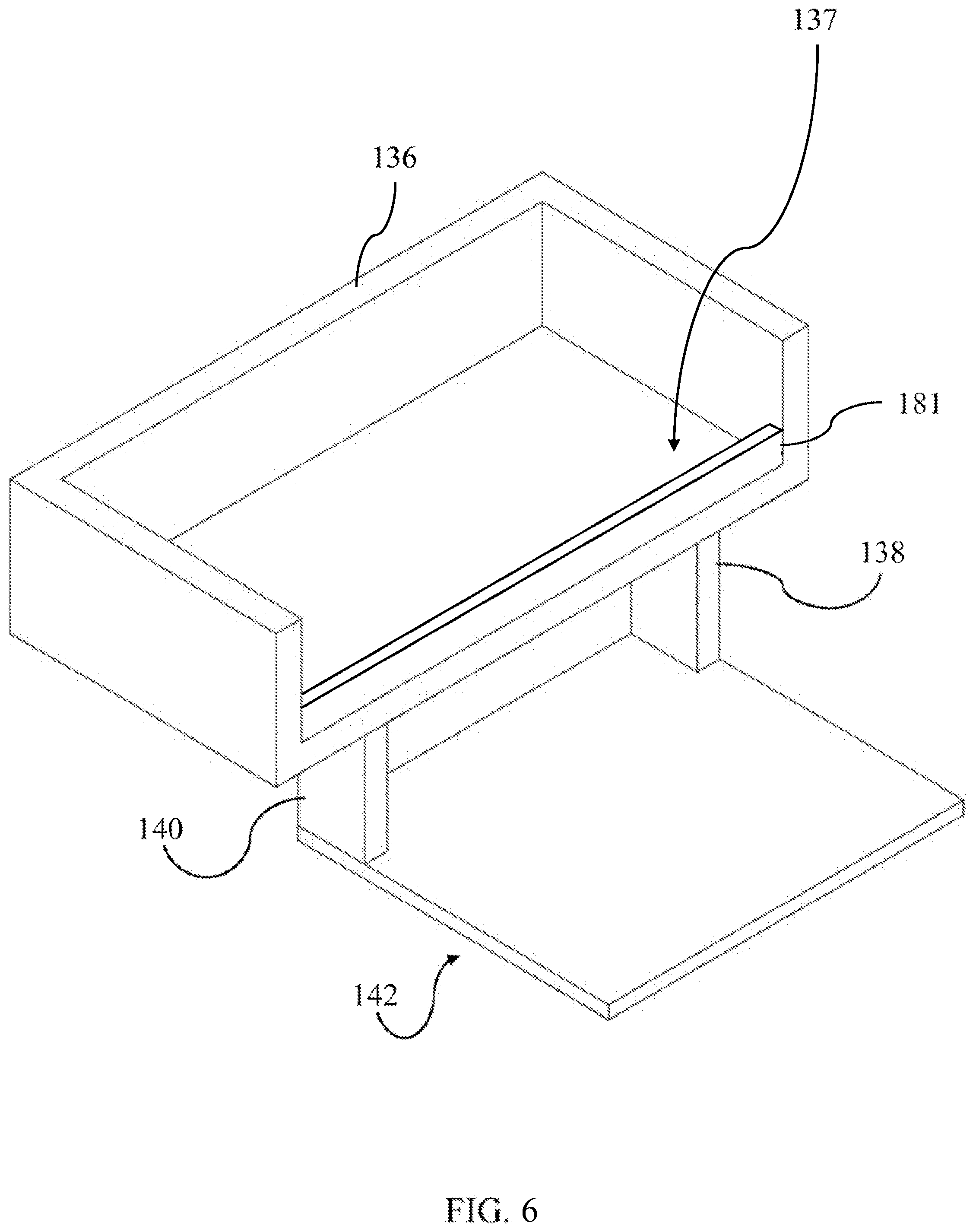 Patent US12588655 Figure 7 – Cat tower feeding tray