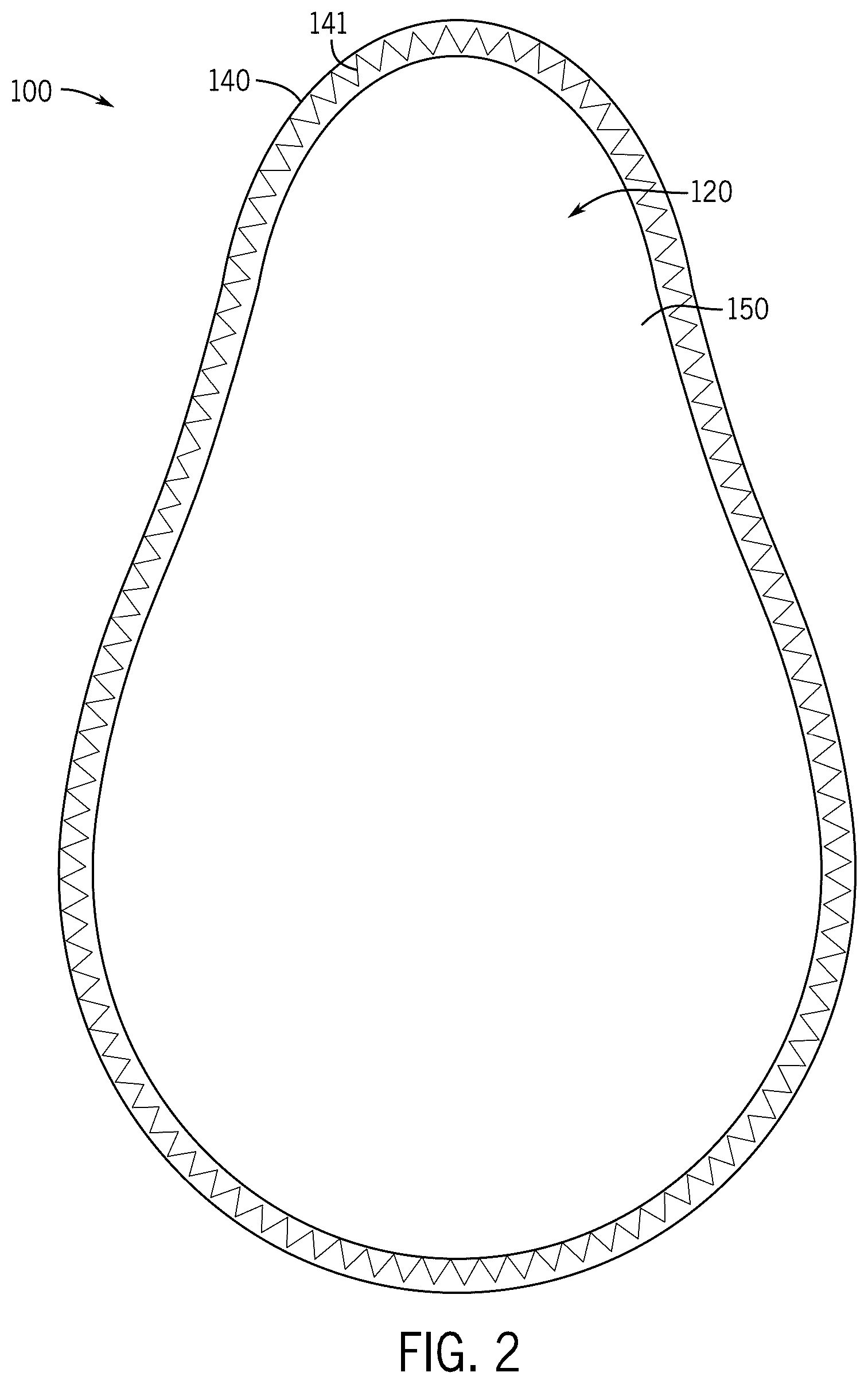 Patent US12588659 Figure 2 – Multi-layered pet toy and method of making same