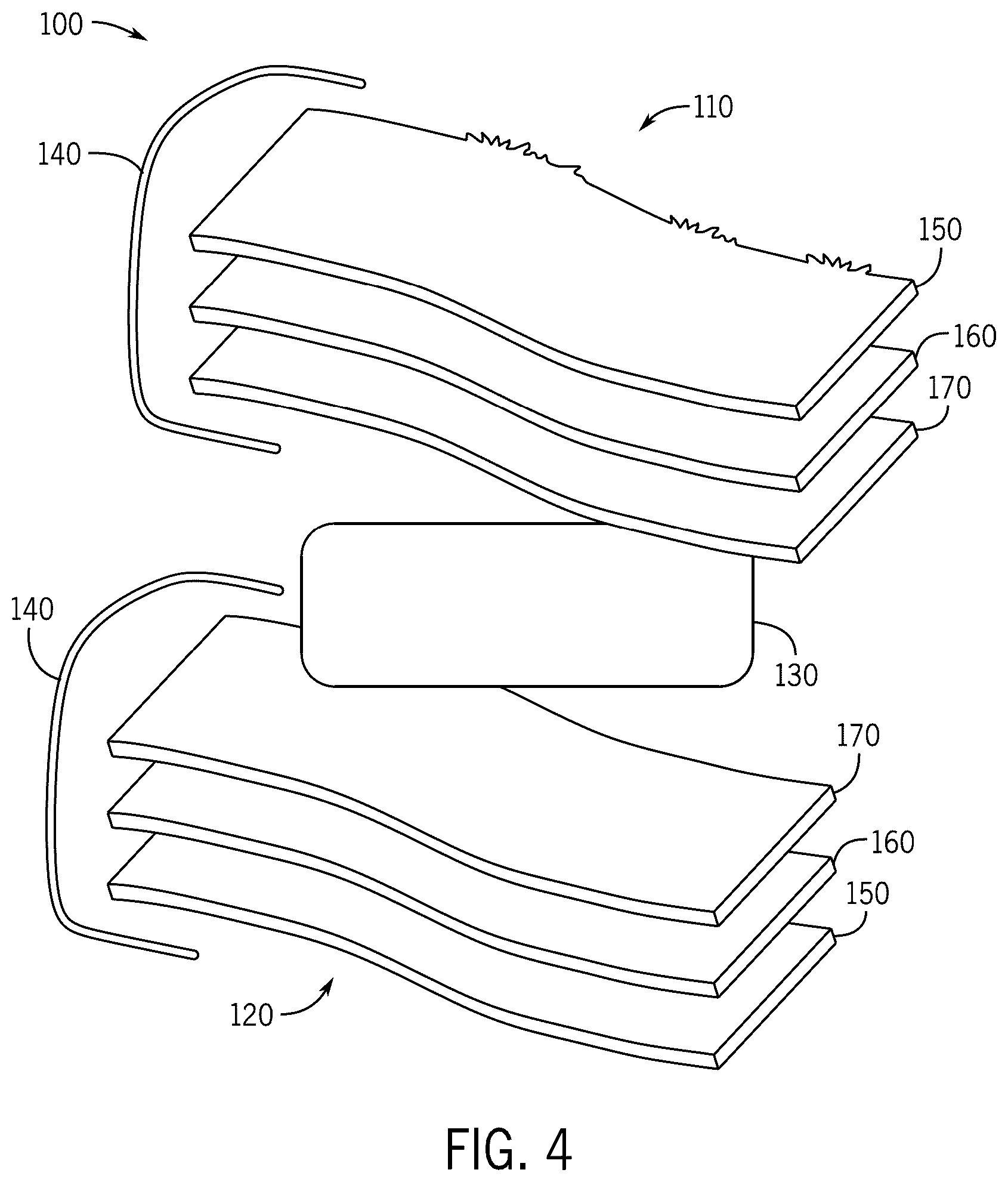 Patent US12588659 Figure 4 – Multi-layered pet toy and method of making same