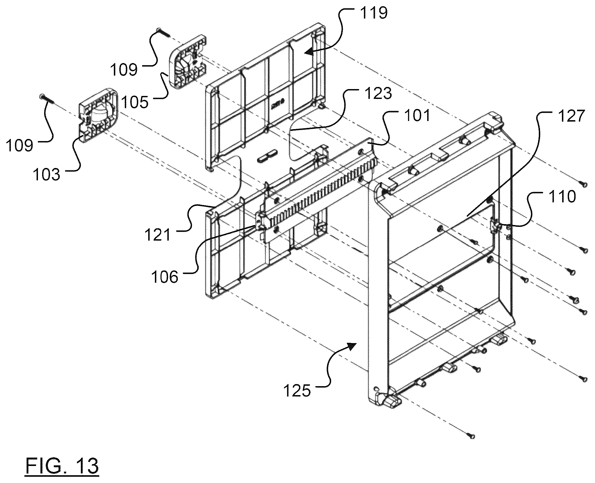 Patent US12588660 Figure 10 – Door assembly for an animal enclosure