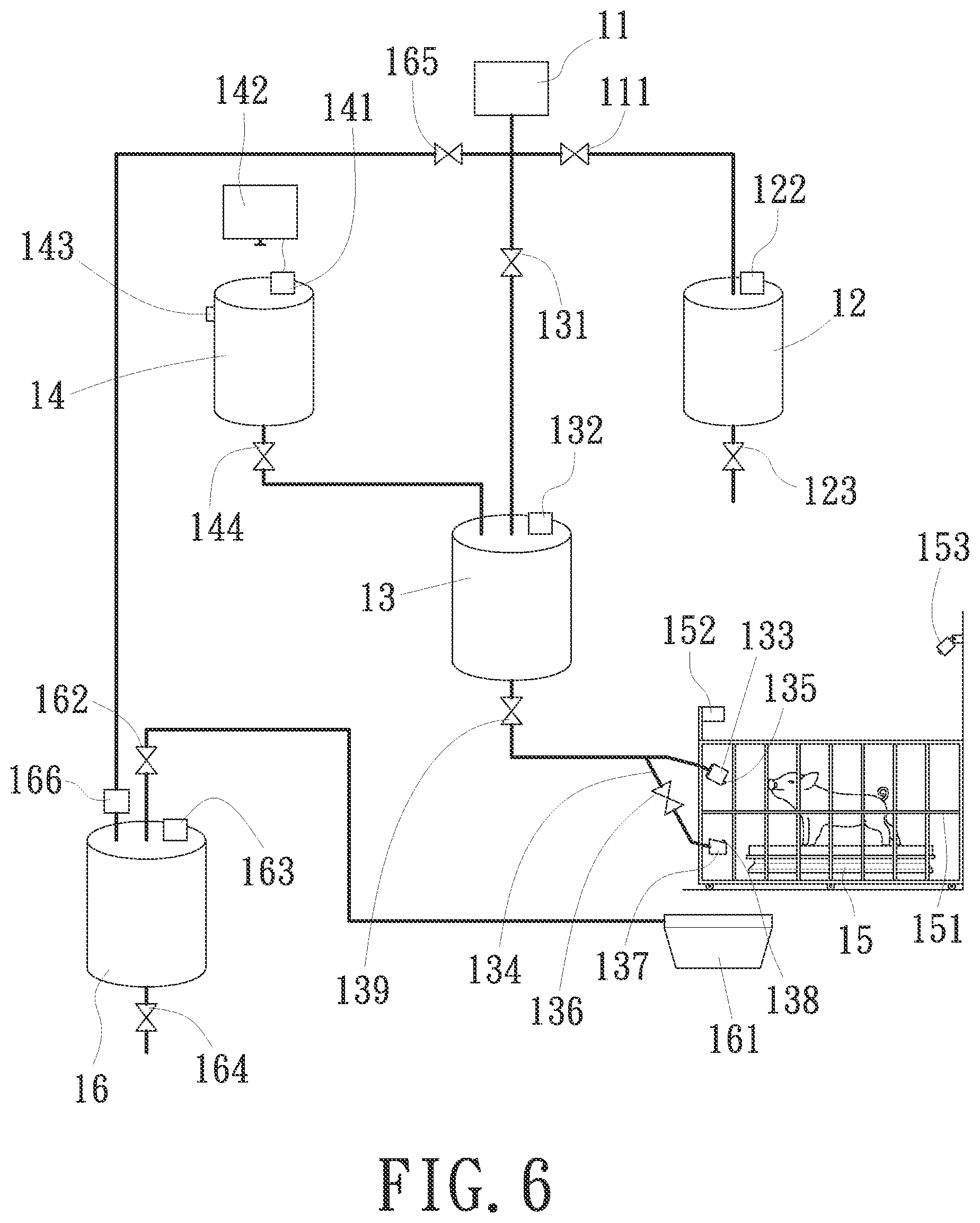 Patent US12588661 Figure 6 – Poultry and livestock feeding and drinking monitoring system