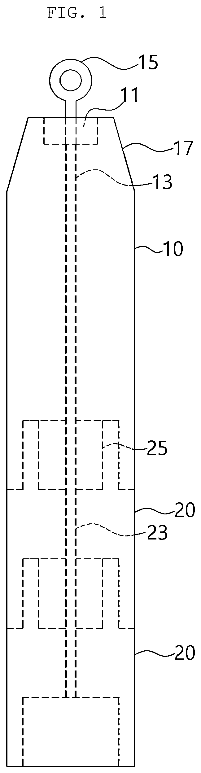 Patent US12588667 Figure 1 – Fishing sinker device based on magnet