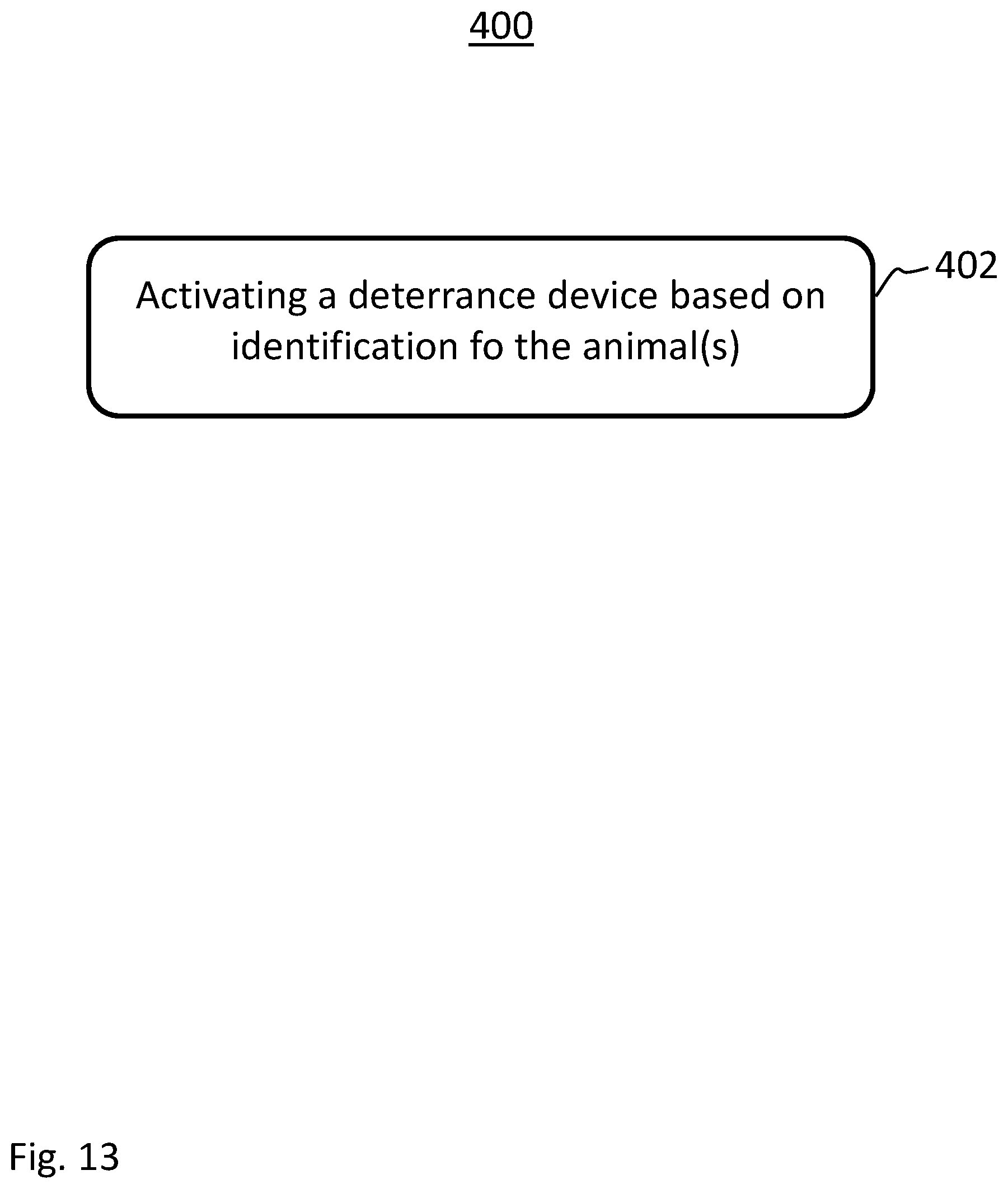 Patent US12588672 Figure 13 – Repellence system and repellence method for repelling animals