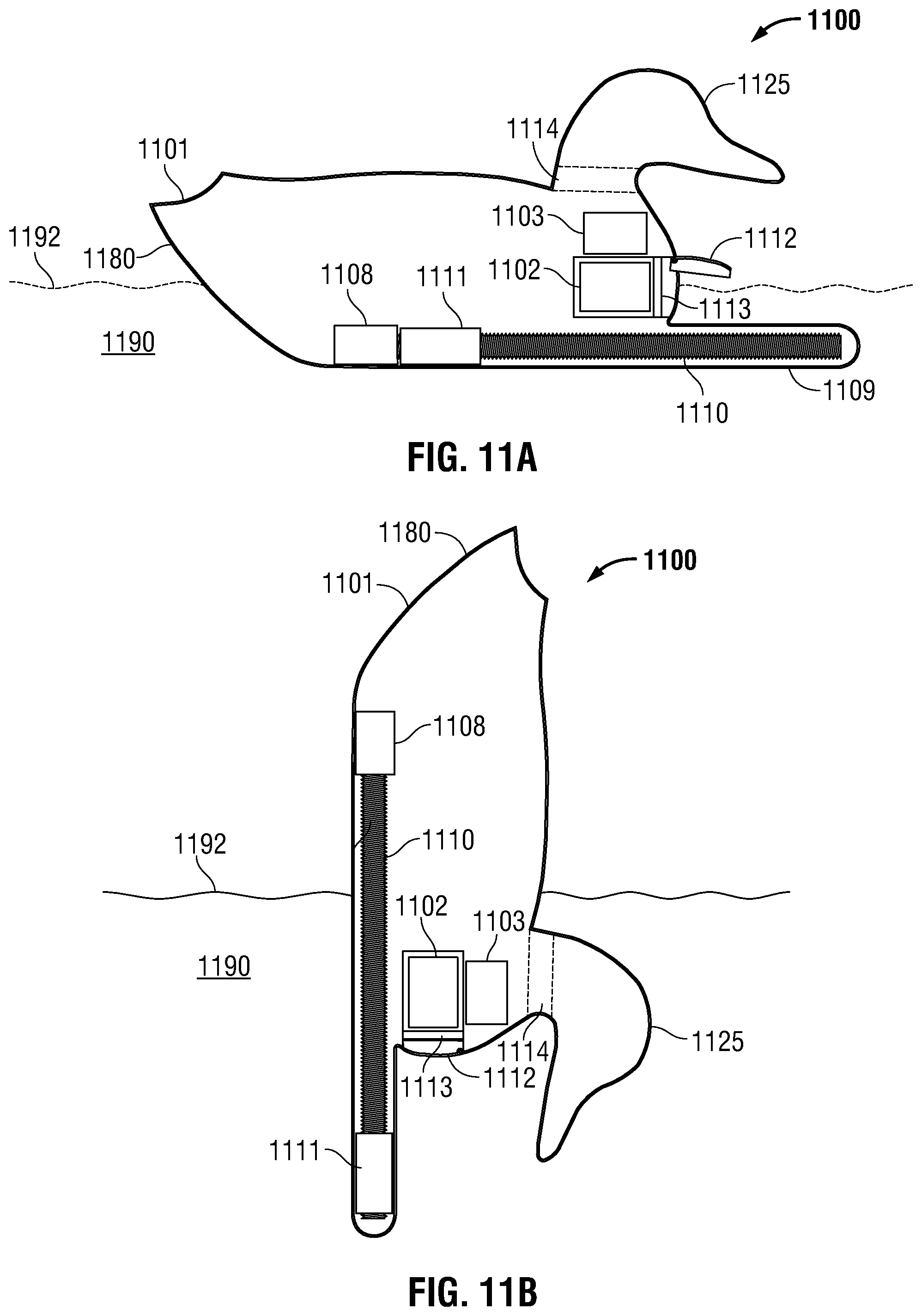 Patent US12588673 Figure 14 – Feeding motion duck decoy