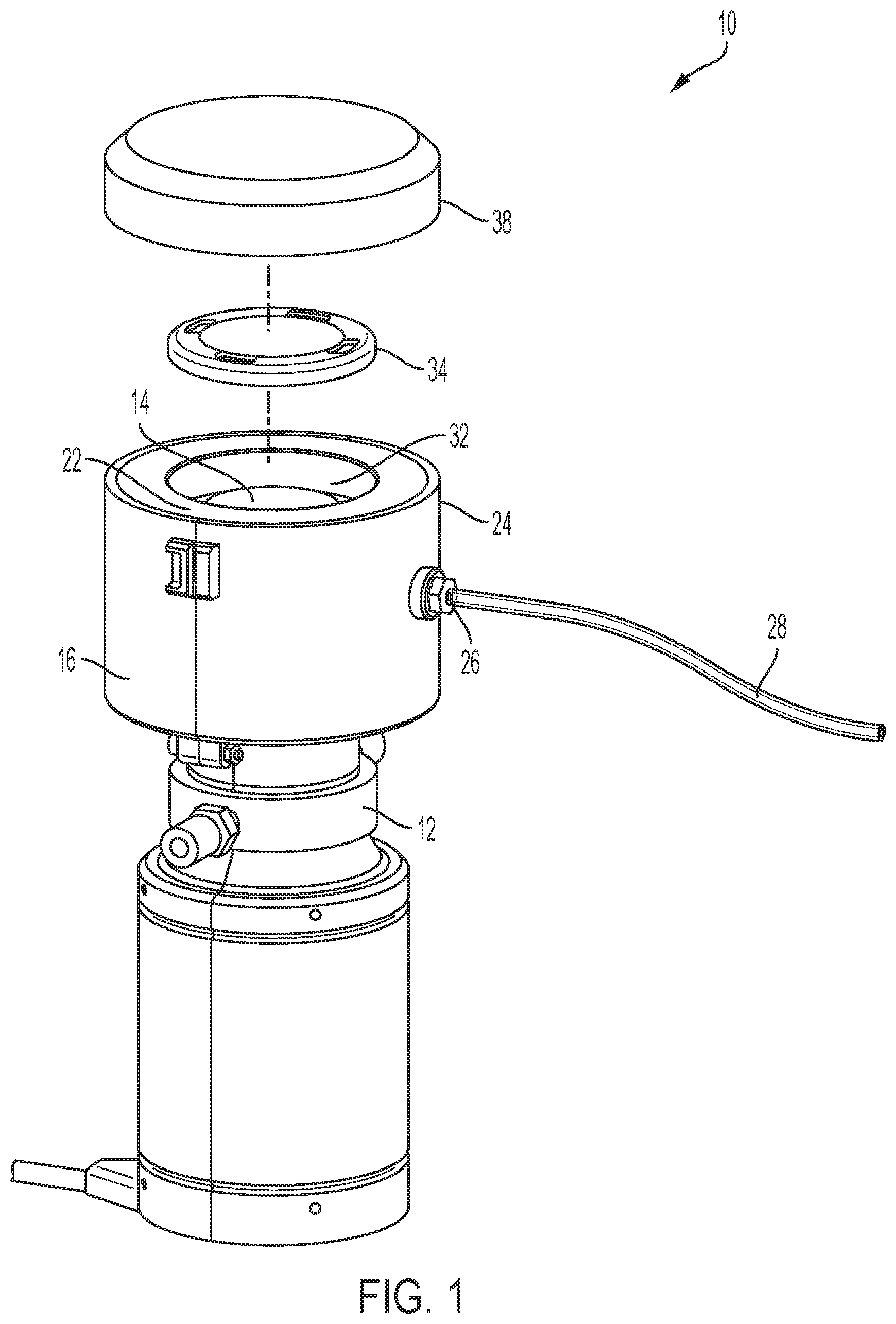 Patent US12588674 Figure 1 – Cryogenic cooler