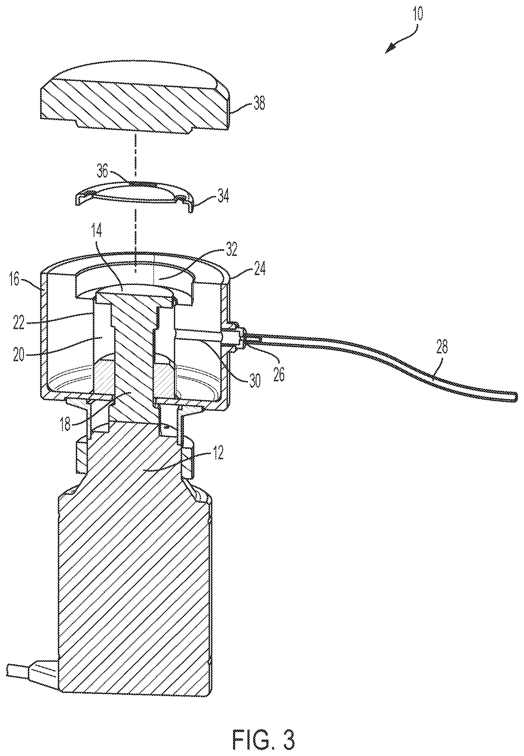 Patent US12588674 Figure 3 – Cryogenic cooler