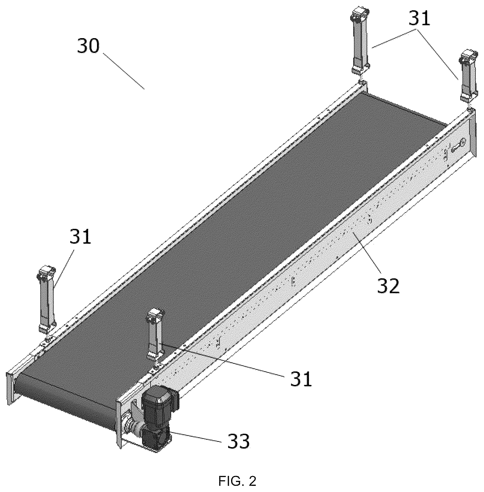 Patent US12588682 Figure 2 – Positioning equipment and method for poultry and similar animals